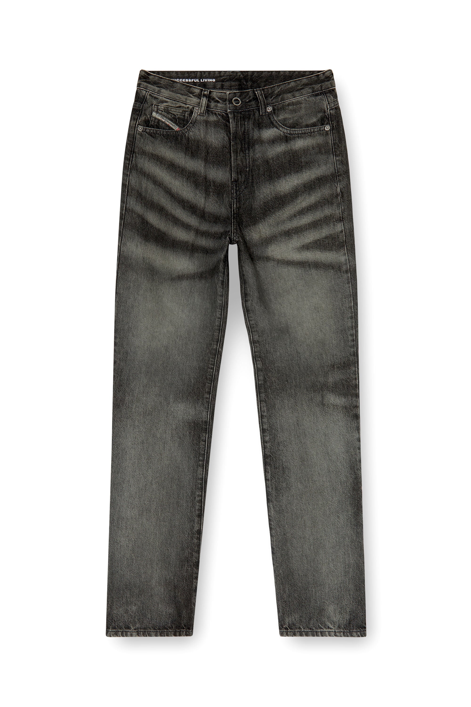 Diesel - Regular Jeans D-Heel 09R33 Donna, Nero/Grigio scuro - Image 6