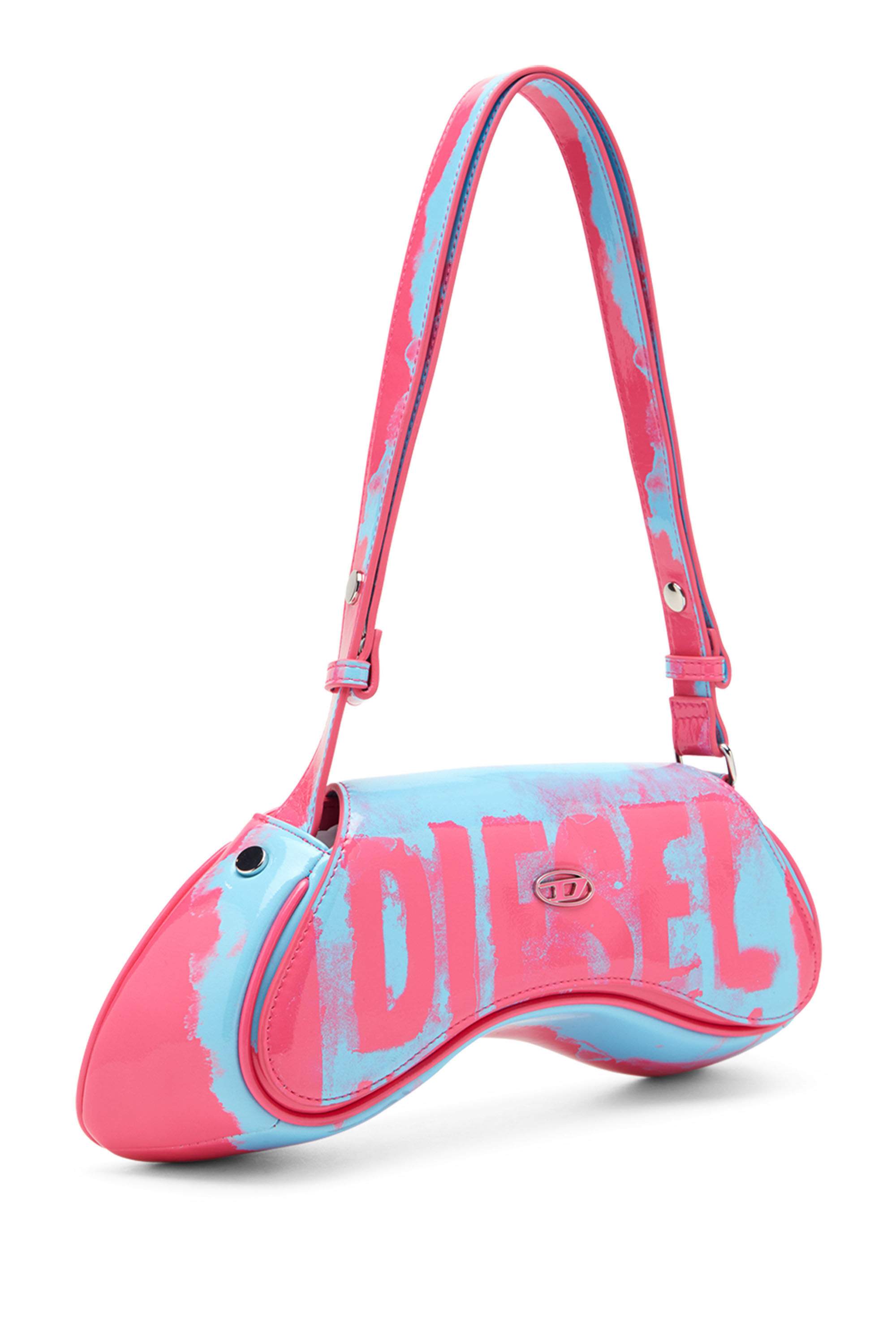 Diesel - PLAY CROSSBODY, Rosa/Blu - Image 2