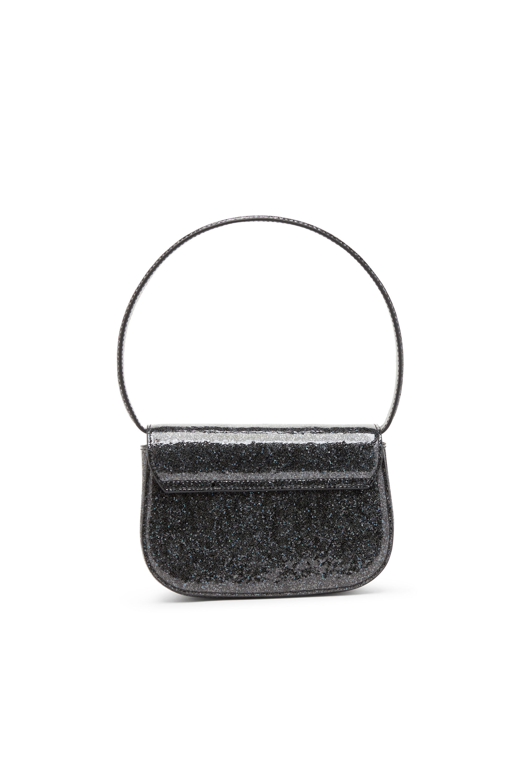 Diesel - 1DR, 1DR-Iconica borsa a spalla con macro glitter Donna in Nero - 3