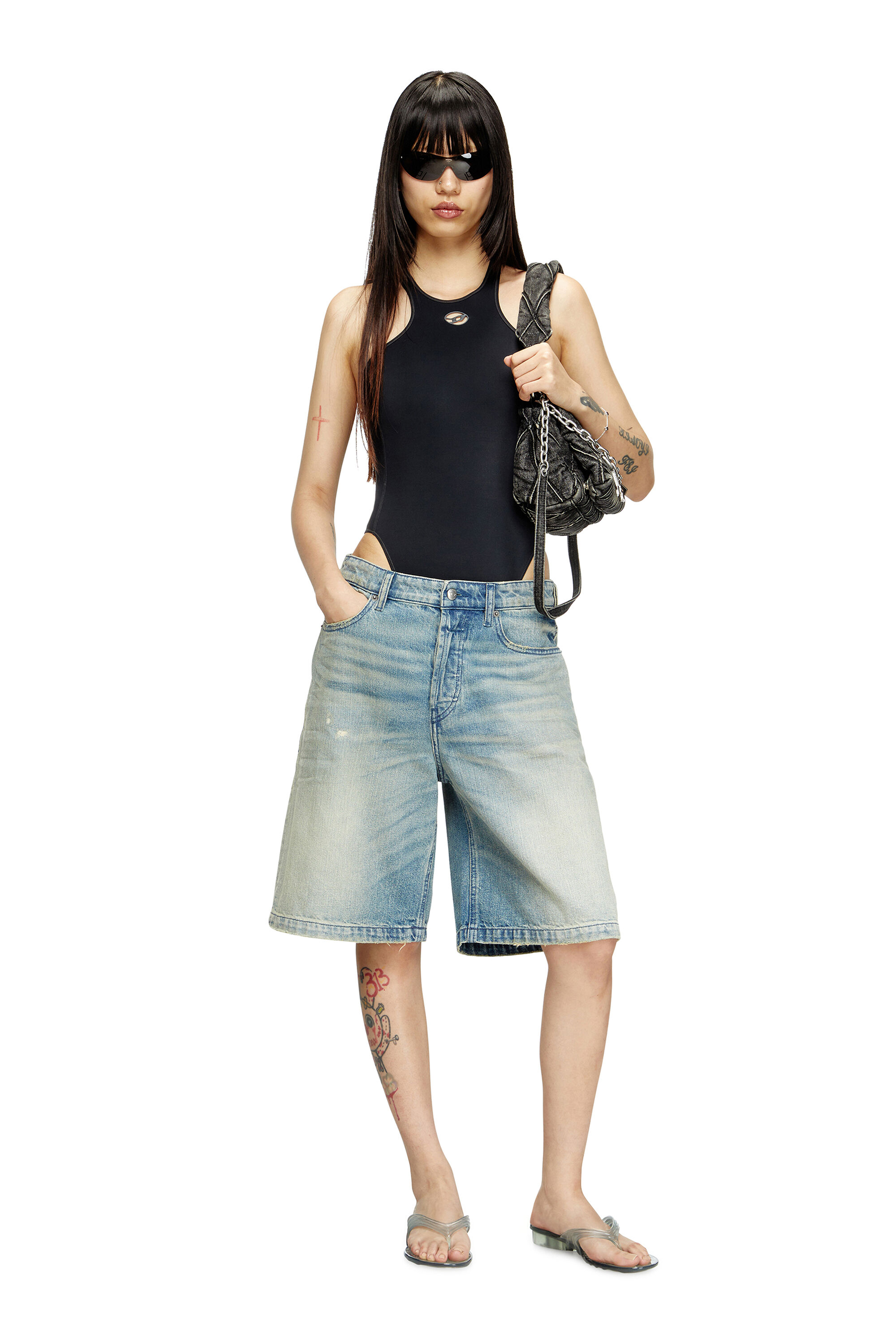 Diesel - MELISSA QUANTUM THONG, Infradito in Melflex&reg; Donna in Grigio - 7