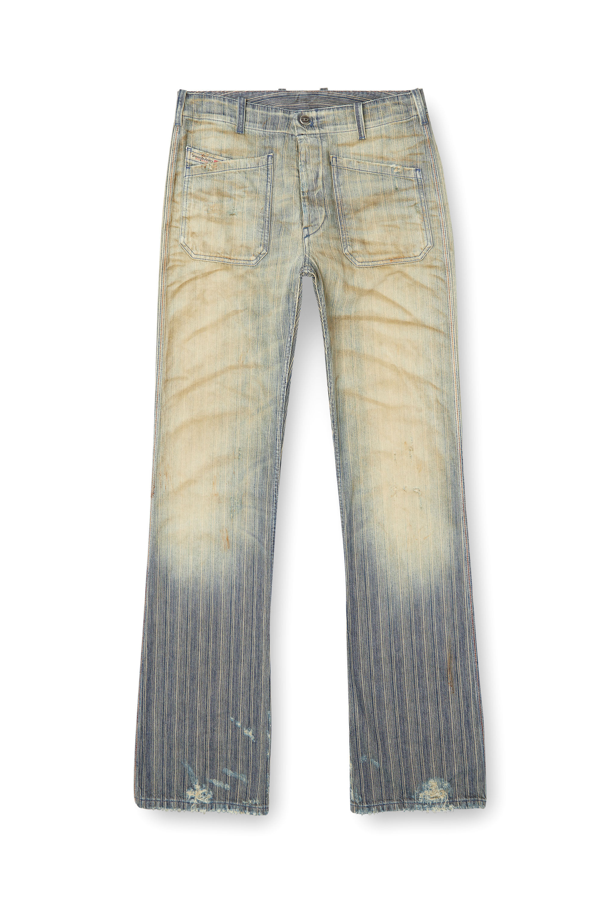 Diesel - Bootcut Jeans D-Moorix 09L55 Uomo, Blu medio - Image 2