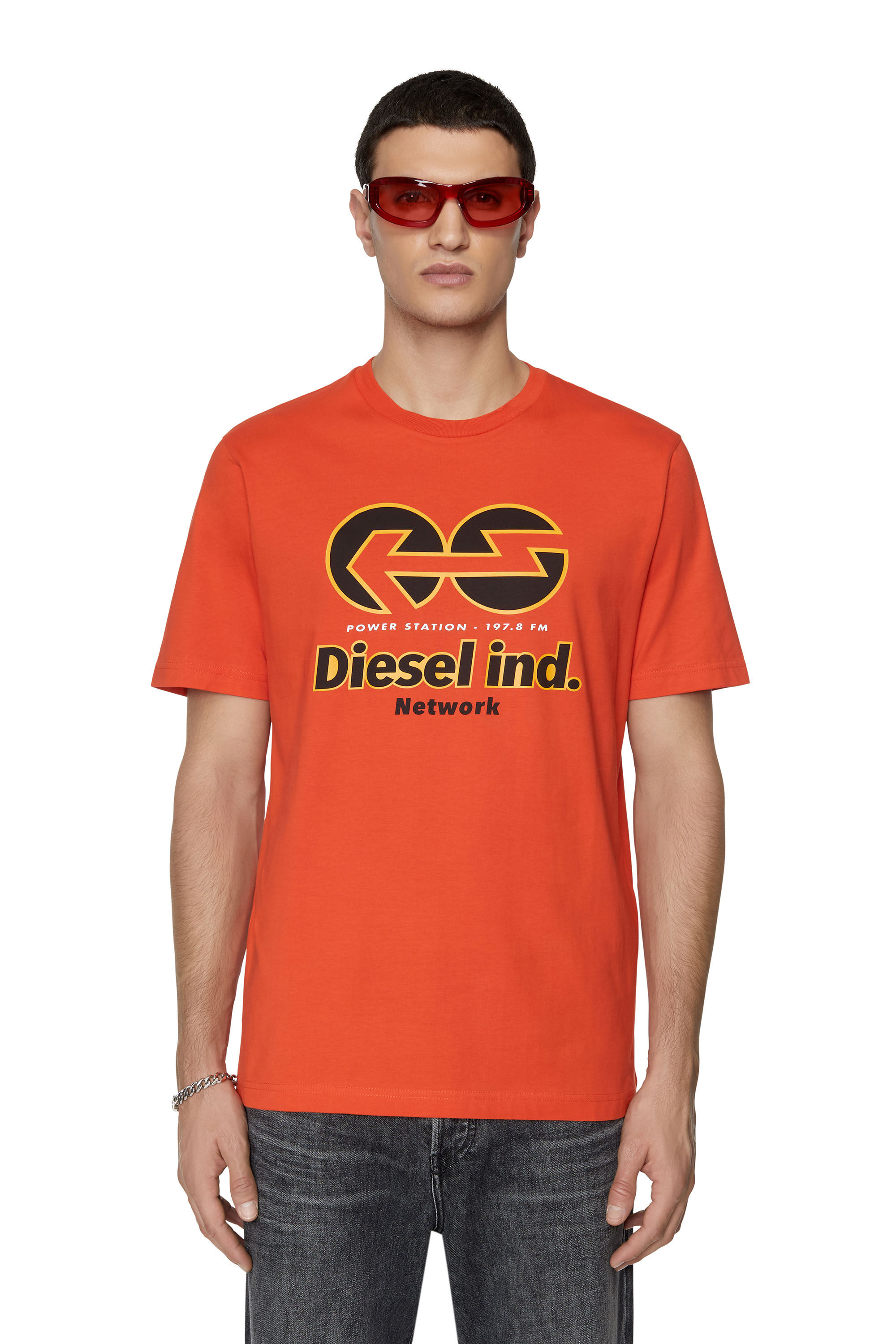 Diesel - T-JUST-E18, Arancione - Image 3