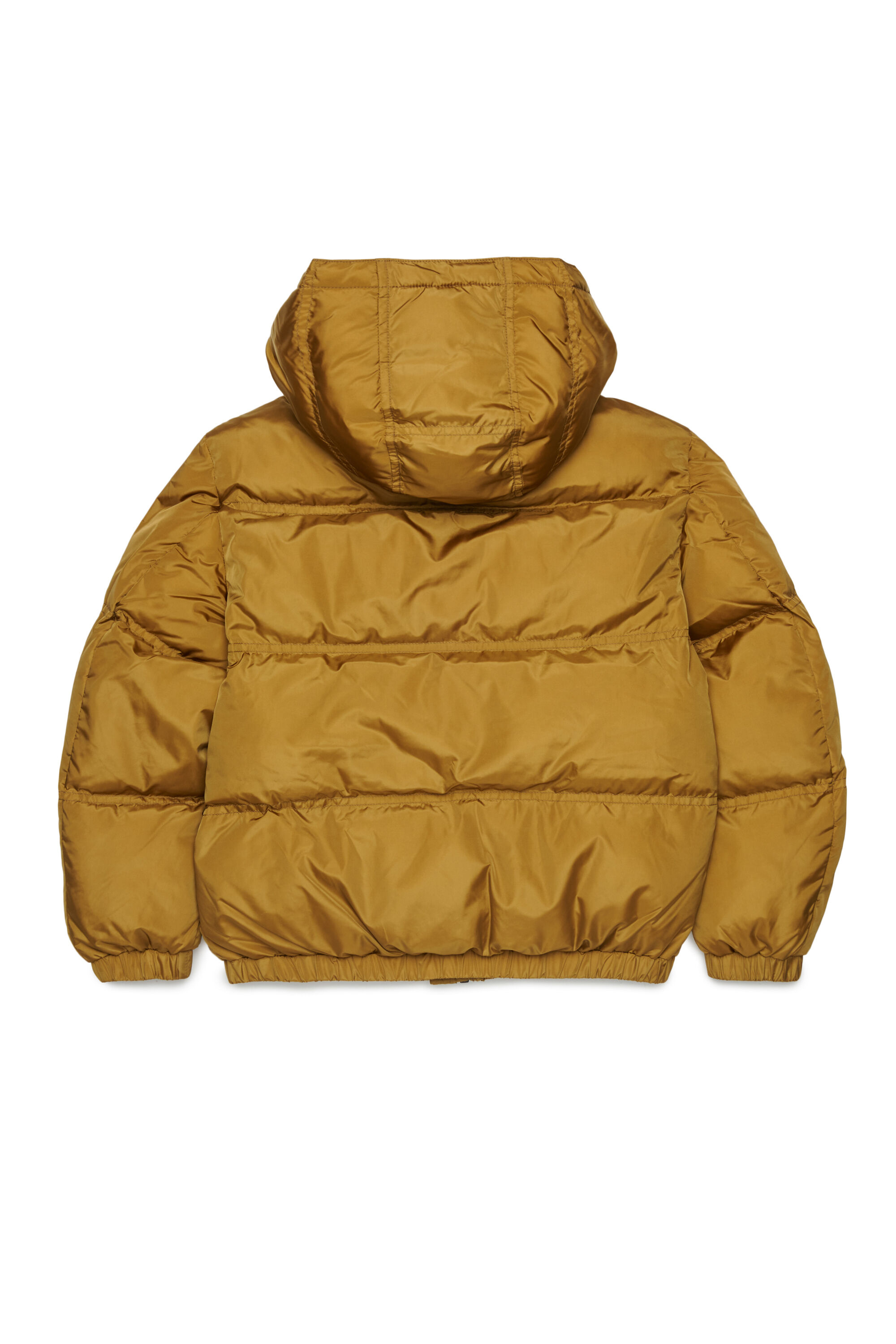 Diesel - JRIVON, Piumino con cappuccio e tasche oversize Unisex in Marrone - 2