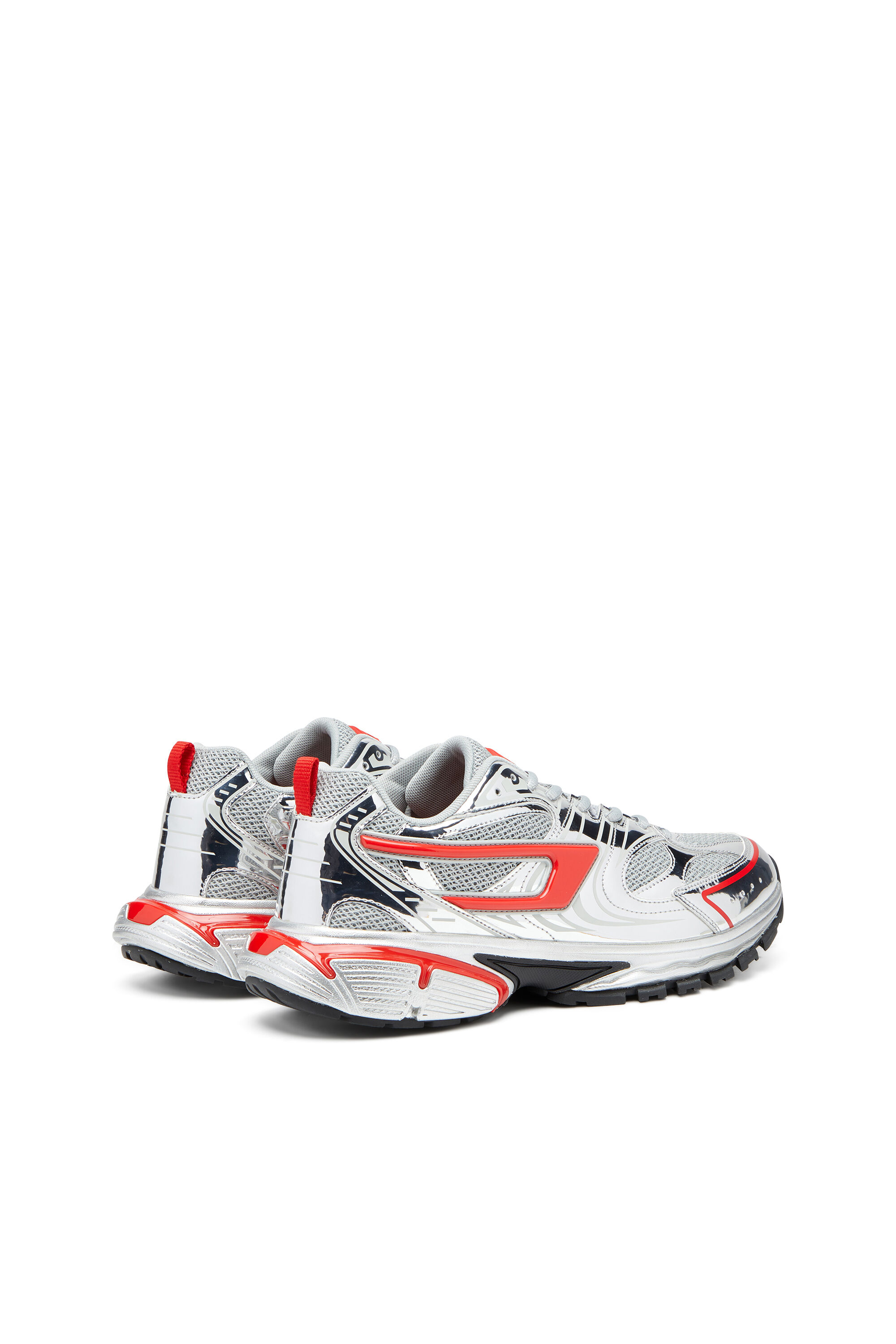 Diesel - S-SERENDIPITY PRO-X1, S-Serendipity-Sneaker in mesh con applicazioni metallizzate Uomo in Multicolor - 3