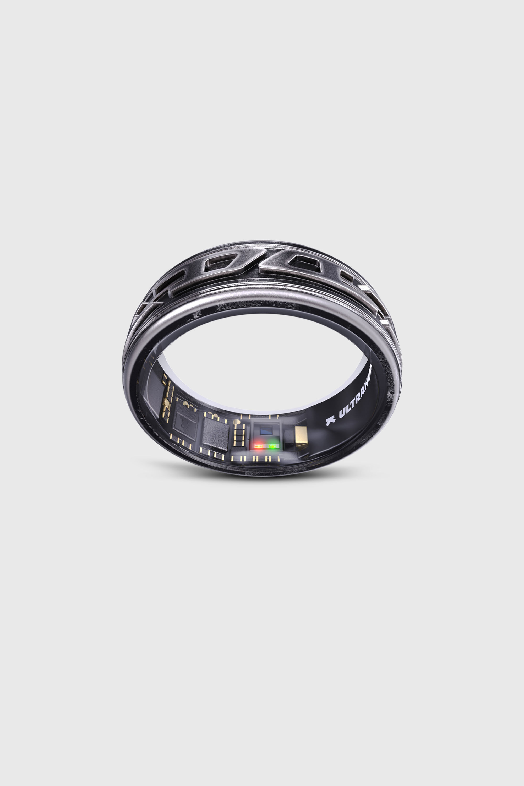 Diesel - SMART RING PHANTOM BLACK- UHRA-DD SMART RING, Smart ring in nero effetto consumato Unisex in Nero - 1