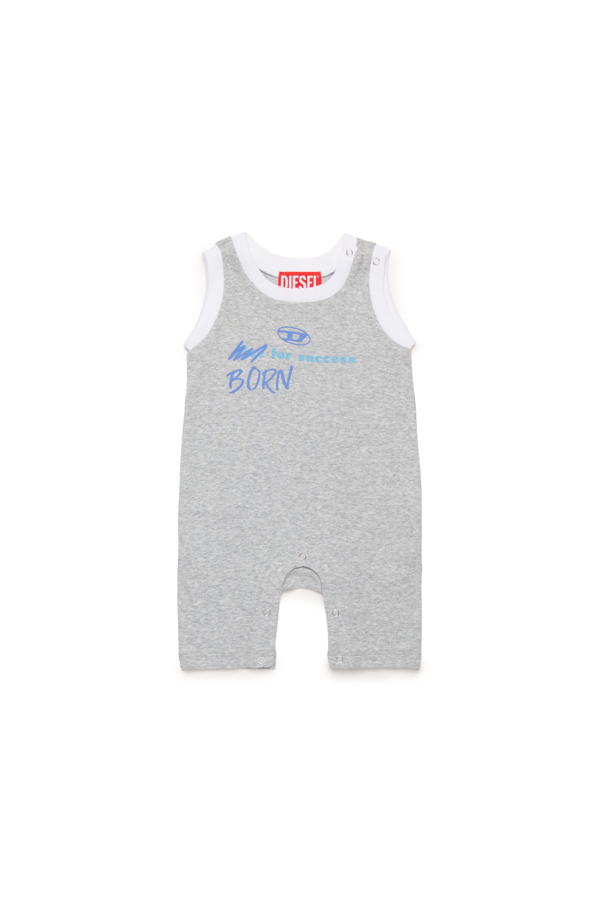 Diesel - JURBIT-NB, Tutina neonato Born For Success Unisex in Grigio - 1