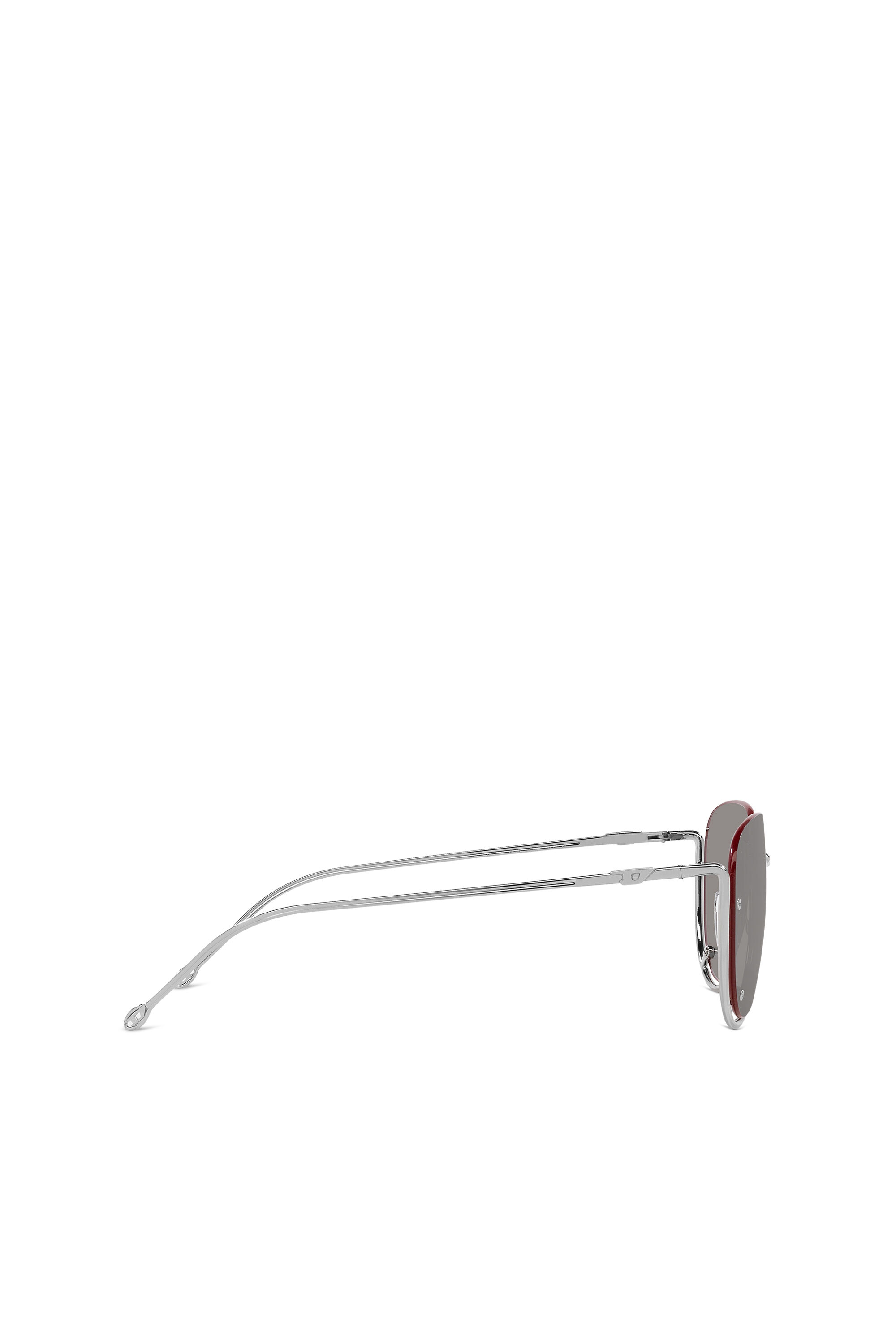 Diesel - 0DL1003, Occhiali da sole pilot Unisex in Argento - 2