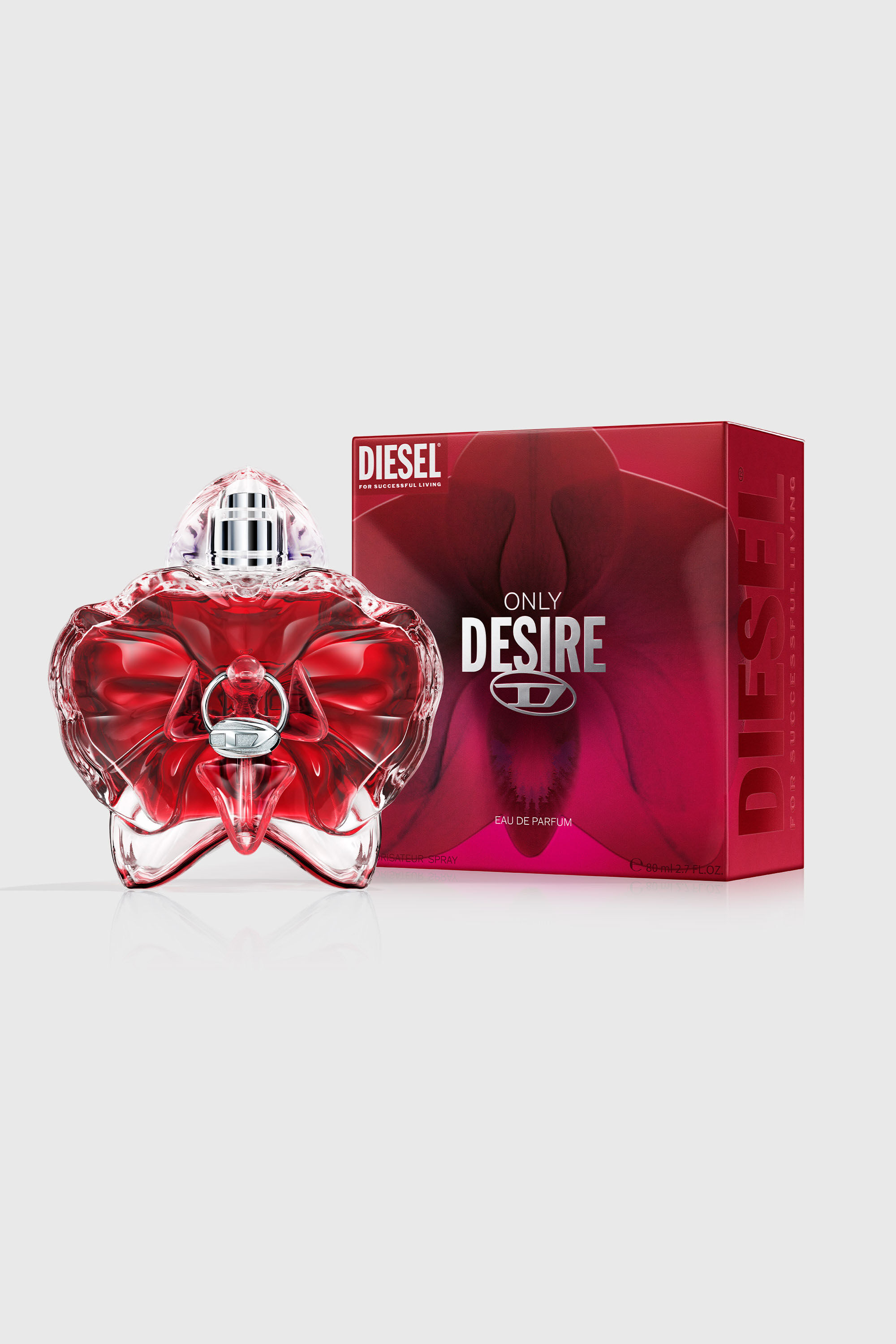 Diesel - DIESEL ONLY DESIRE EDP 80ML LF794400, Only Desire 80ml, Eau De Parfum Donna in Rosso - 2