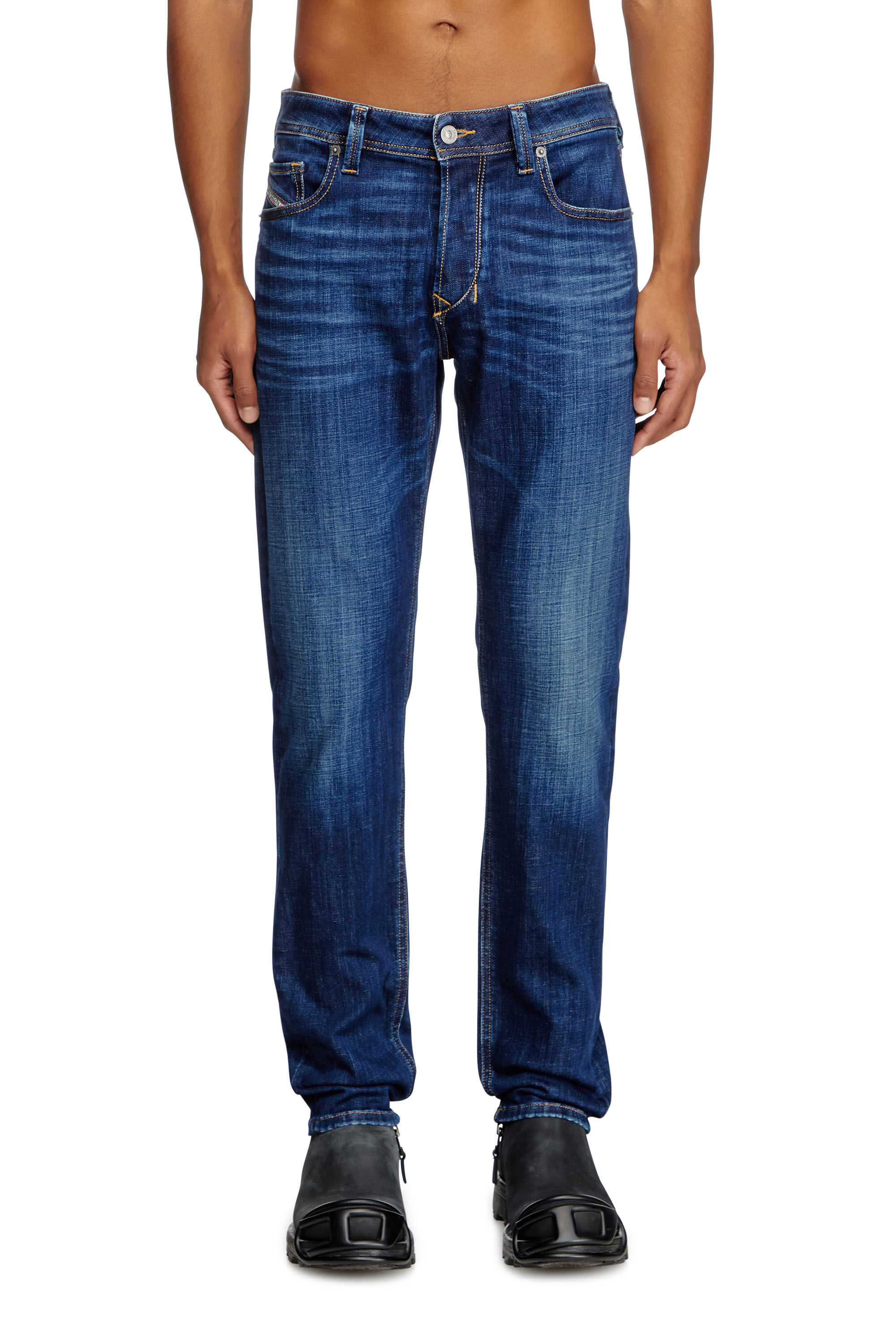 Diesel - Regular Jeans 1986 Larkee-Beex 09L62 Uomo, Blu Scuro - Image 3