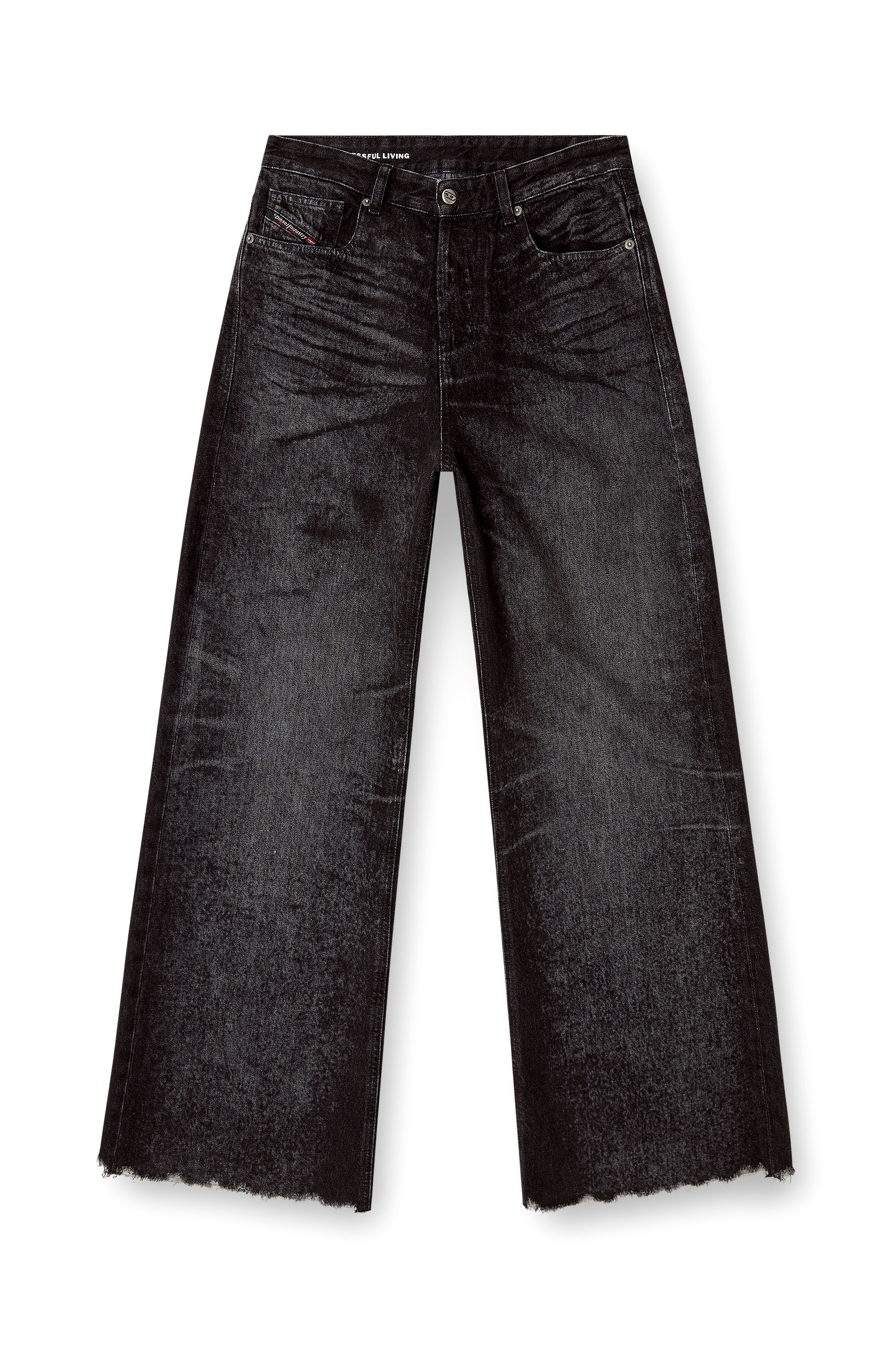 Diesel - Relaxed Jeans 1996 D-Sire 007DB Donna, Nero/Grigio scuro - Image 2