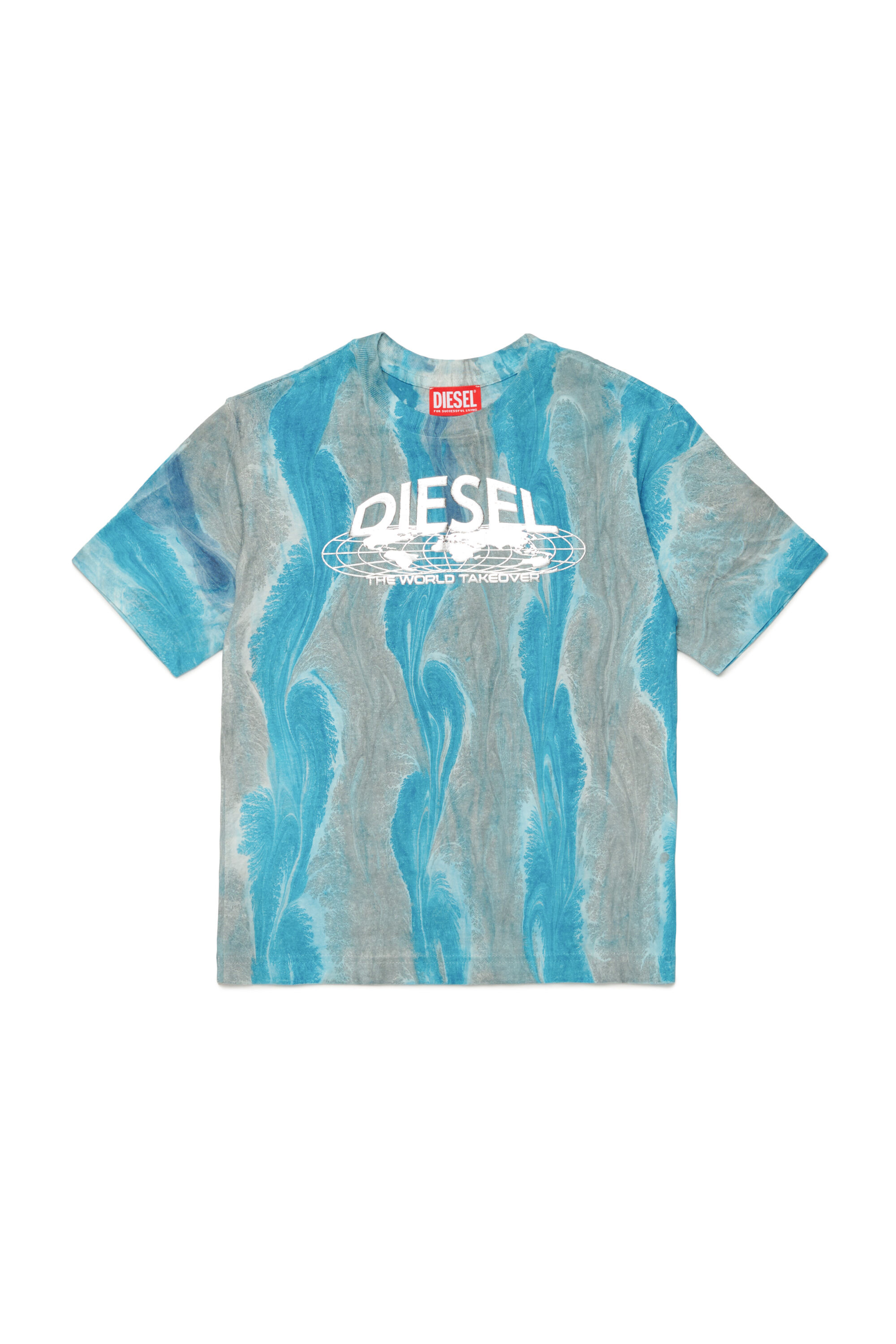 Diesel - TWASHL2 OVER, Grigio/Blu - Image 1