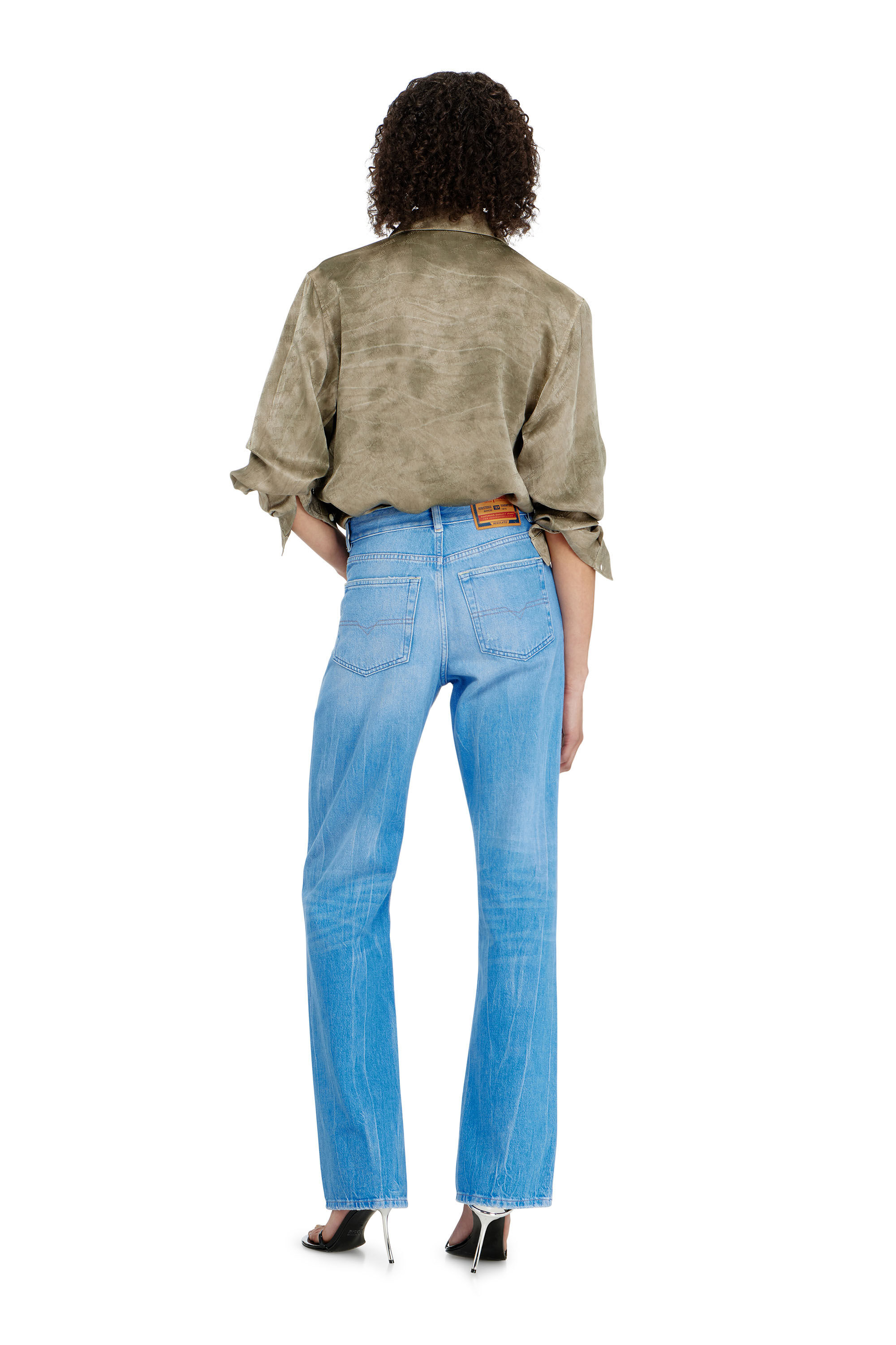 Diesel - Regular Jeans 1971 D-Sent 09P88 Donna, Blu Chiaro - Image 3