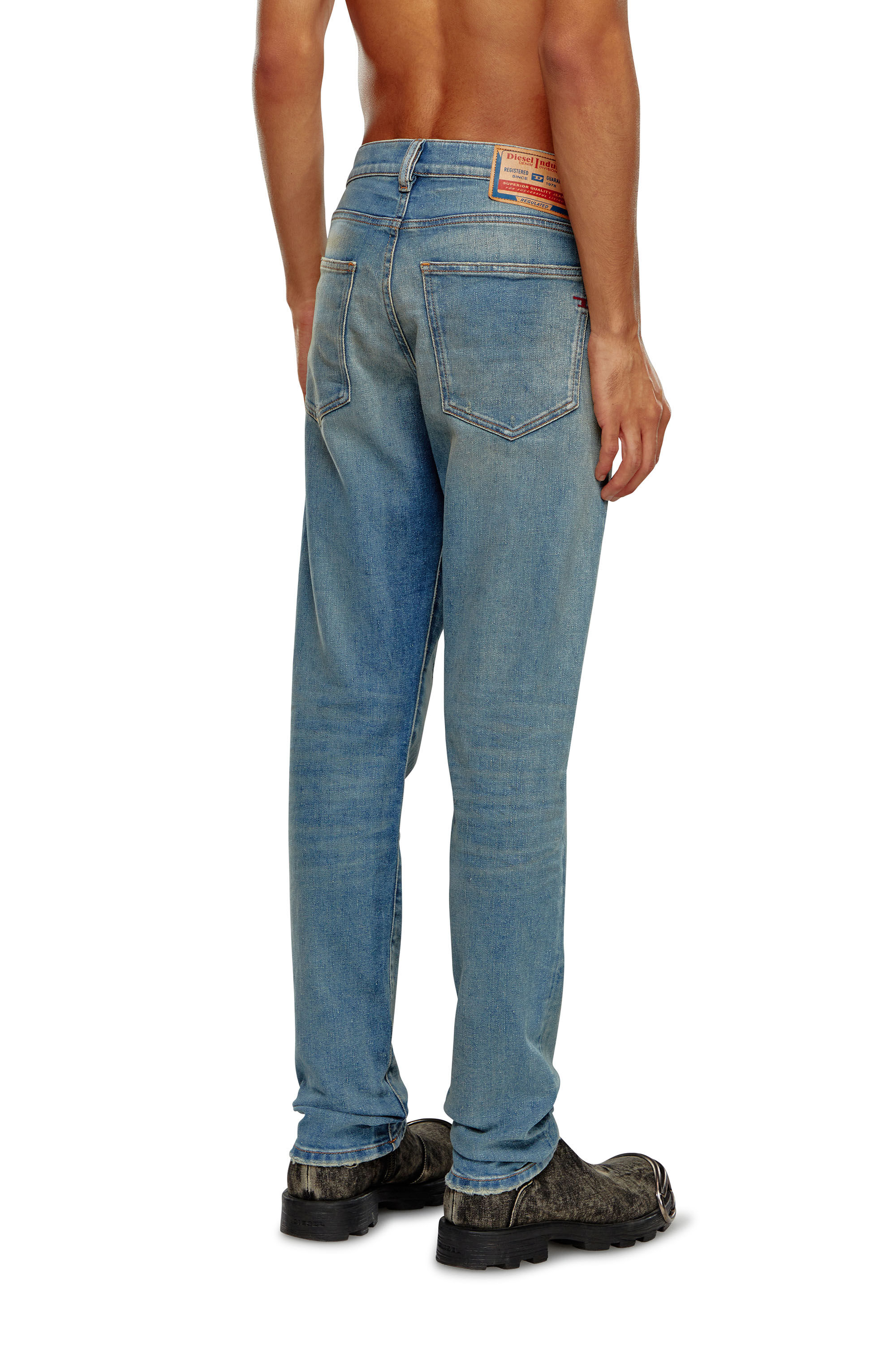 Diesel - Slim Jeans 2019 D-Strukt 09H50, Blu medio - Image 4