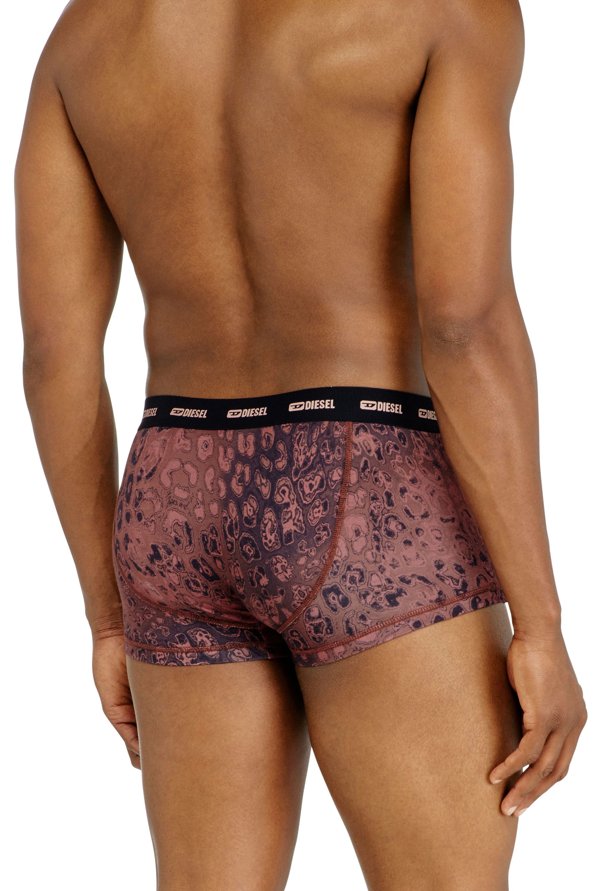 Diesel - DAMIEN-UTLT-3PACK, Set da tre boxer in cotone elasticizzato Uomo in Viola - 3