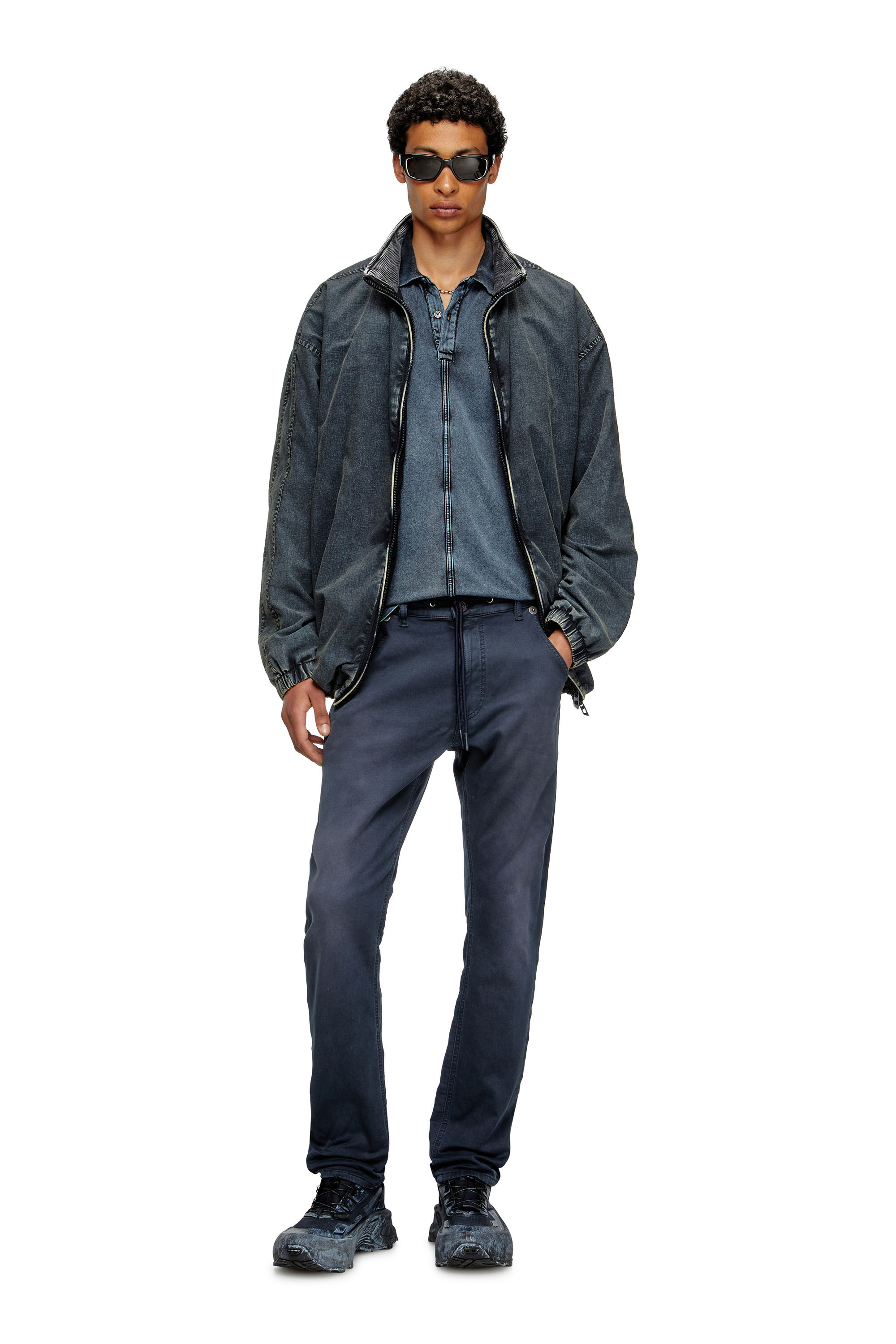 KROOLEY Uomo: Tapered JoggJeans colorati, vita elastica | Diesel