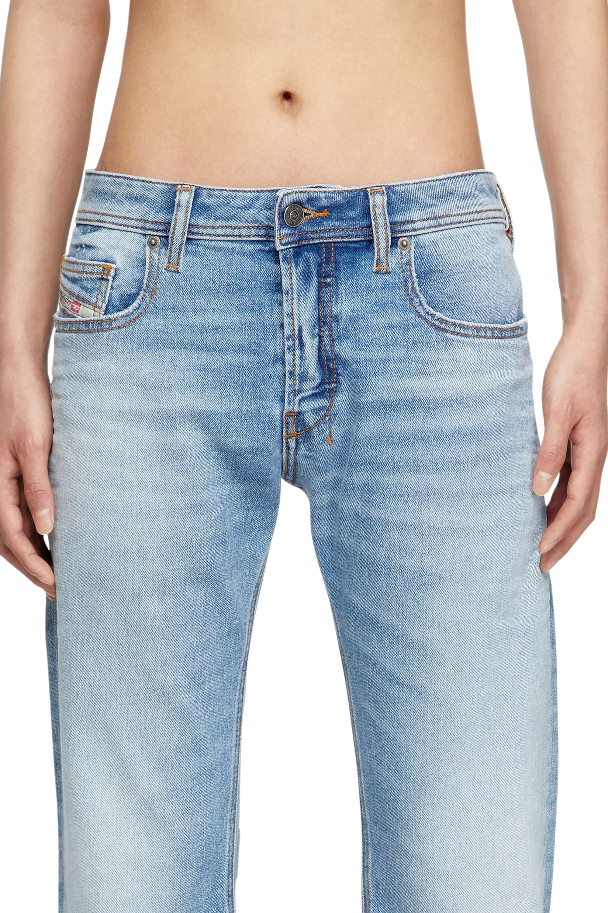 Diesel - Bootcut Jeans 2007 Zatiny 0DBDV Uomo, Blu Chiaro - Image 5