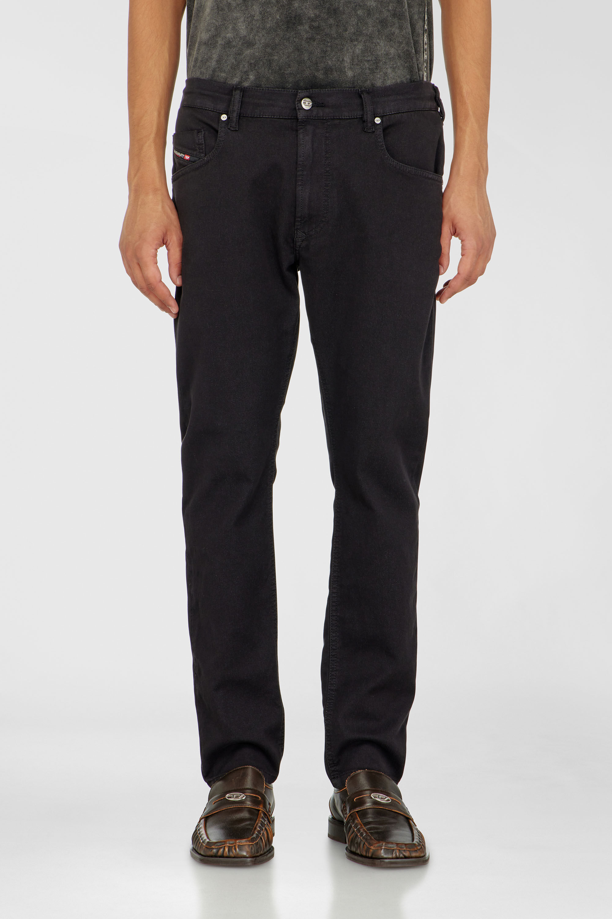 Diesel - Man's Regular 2032 D-Krooley-BW Joggjeans&reg; 068NH, Black/Dark grey - 2