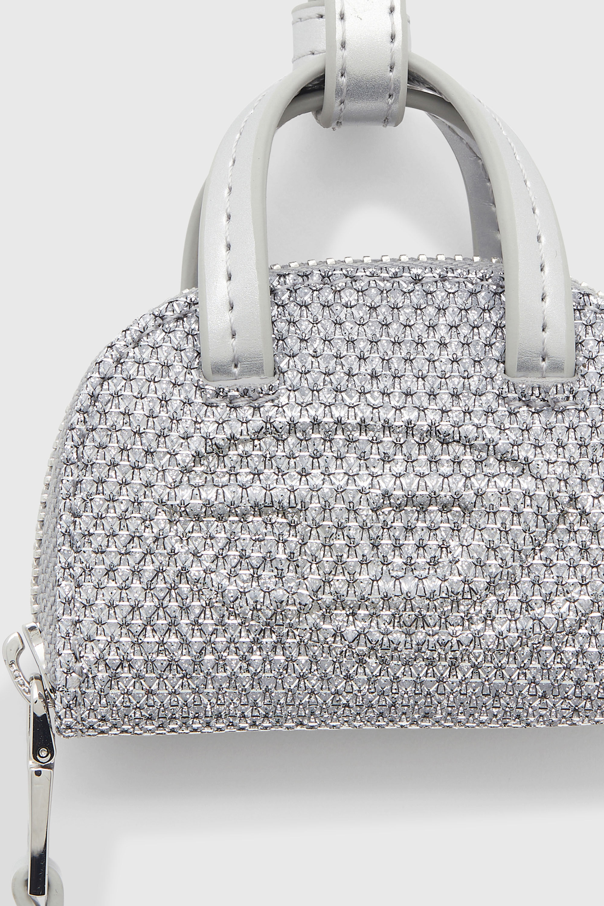 Diesel - 1DR DOME CHARMS, 1DR Dome - Charm in tessuto lurex Donna in Argento - 3