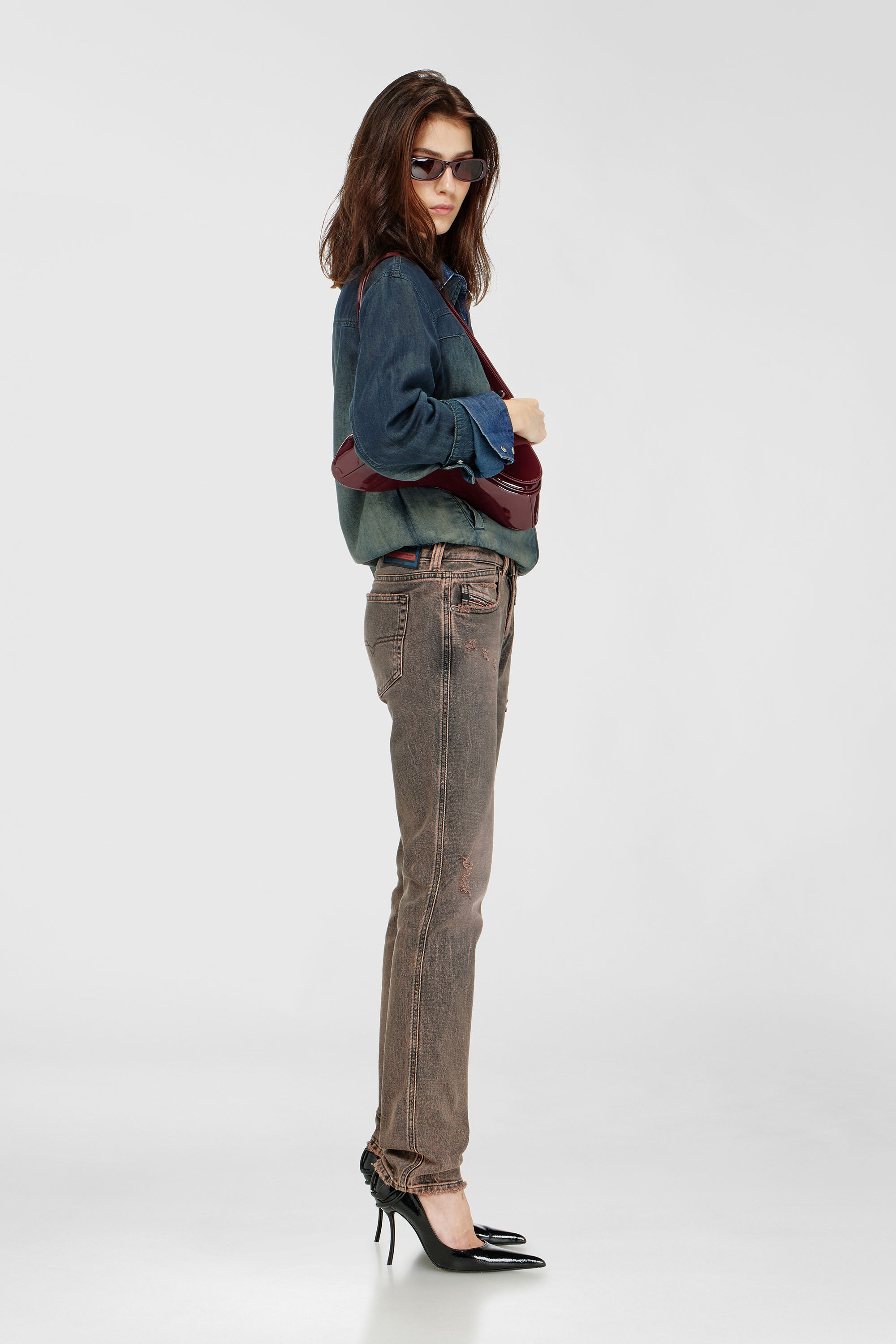 Diesel - Slim Jeans 1992 D-Jiann 09P45 Donna, Rosa - Image 2