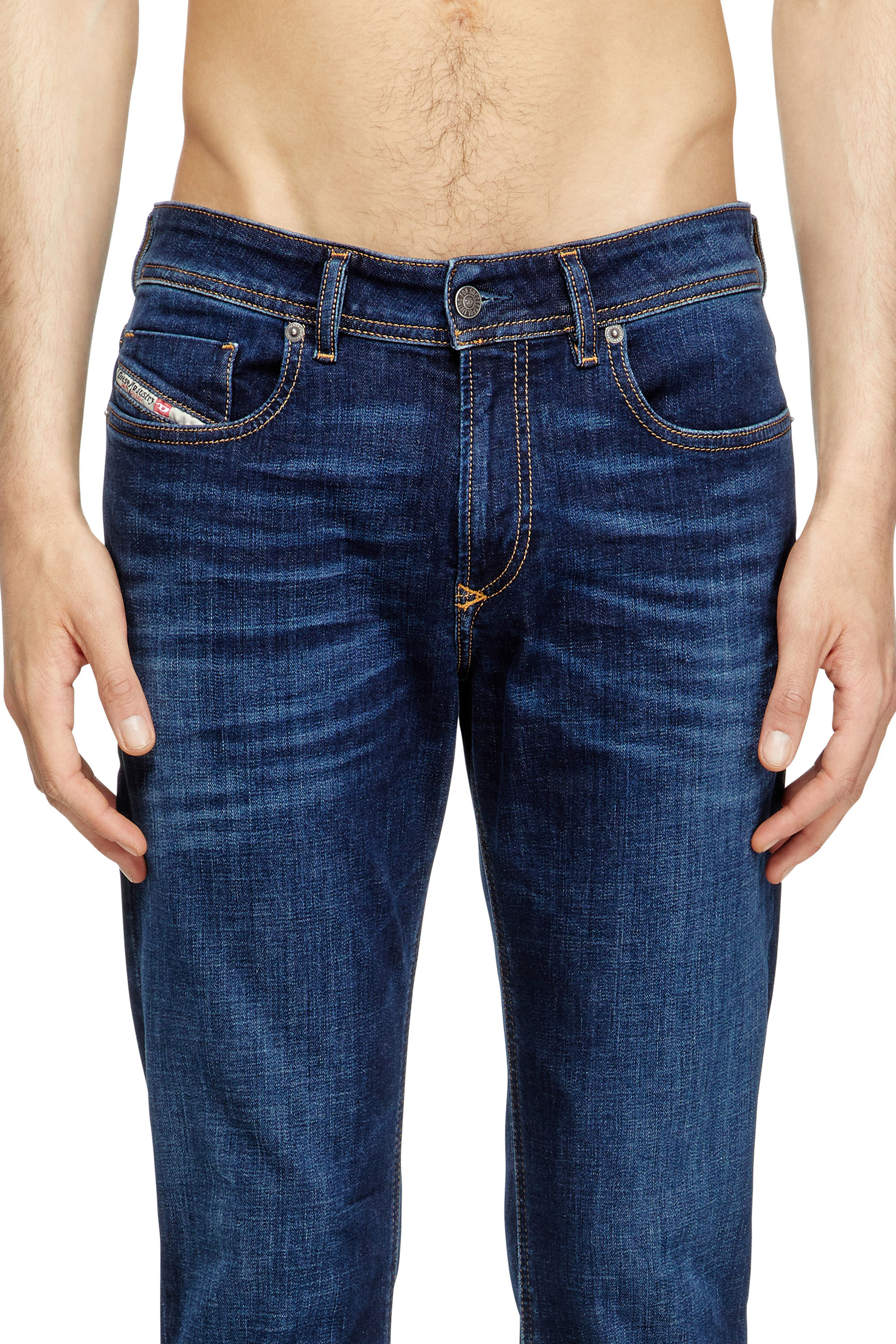 Diesel - Skinny Jeans 1979 Sleenker 09J17 Uomo, Blu Scuro - Image 5