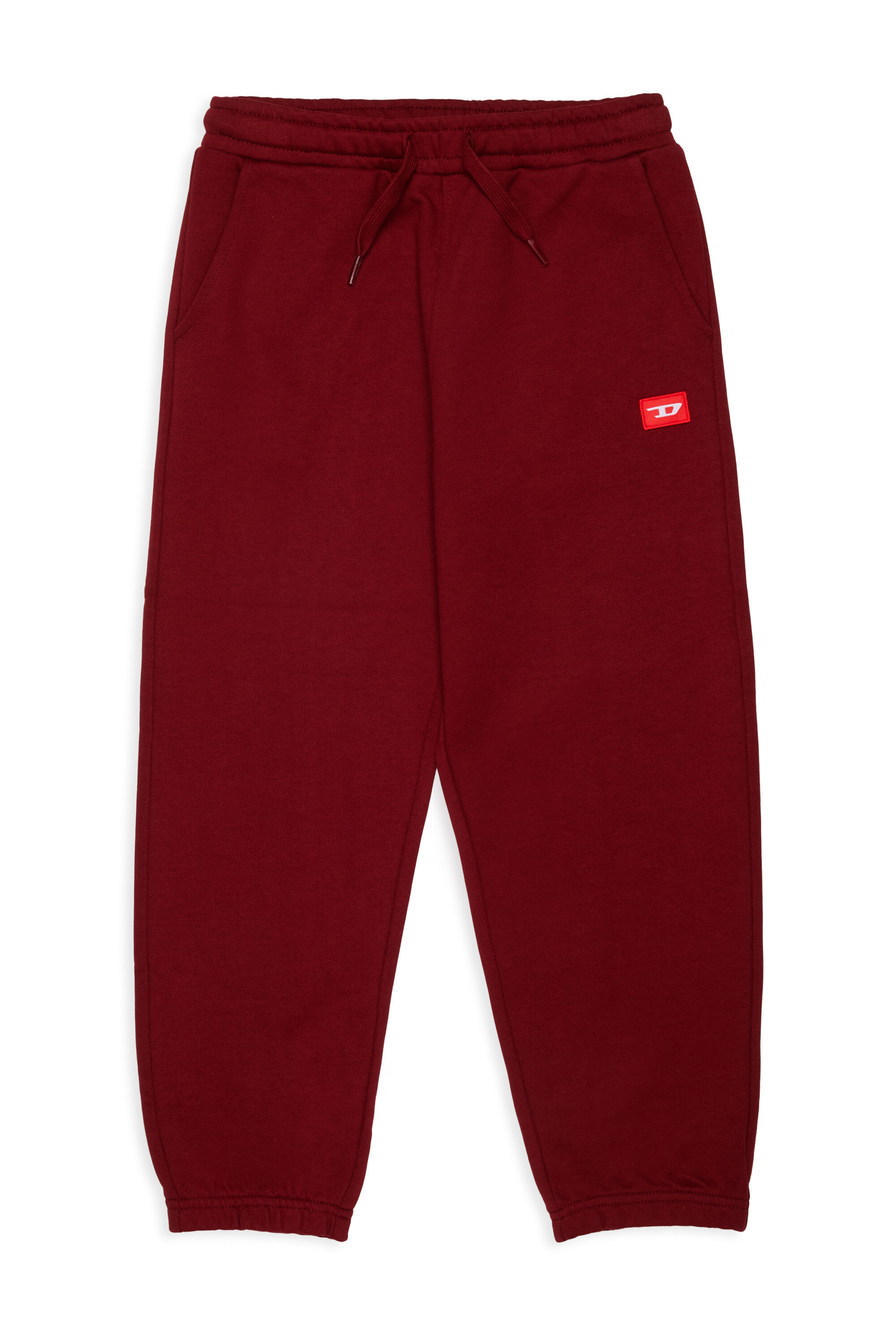 Diesel - PXGIN, Pantaloni in cotone con tasche laterali Unisex in Rosso - 1