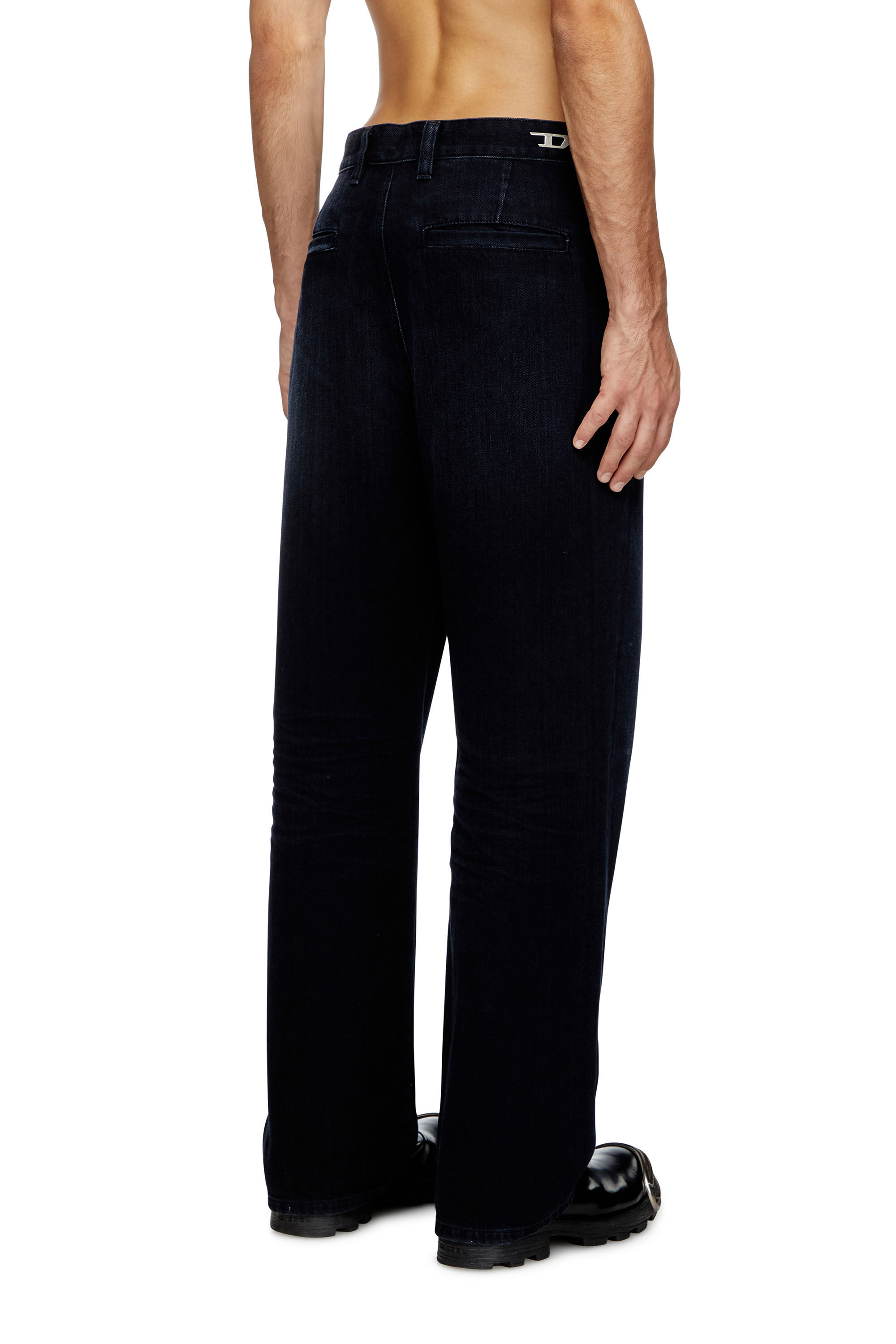 Diesel - Regular Jeans D-Phant-chino 09L54 Unisex, Blu Scuro - Image 4