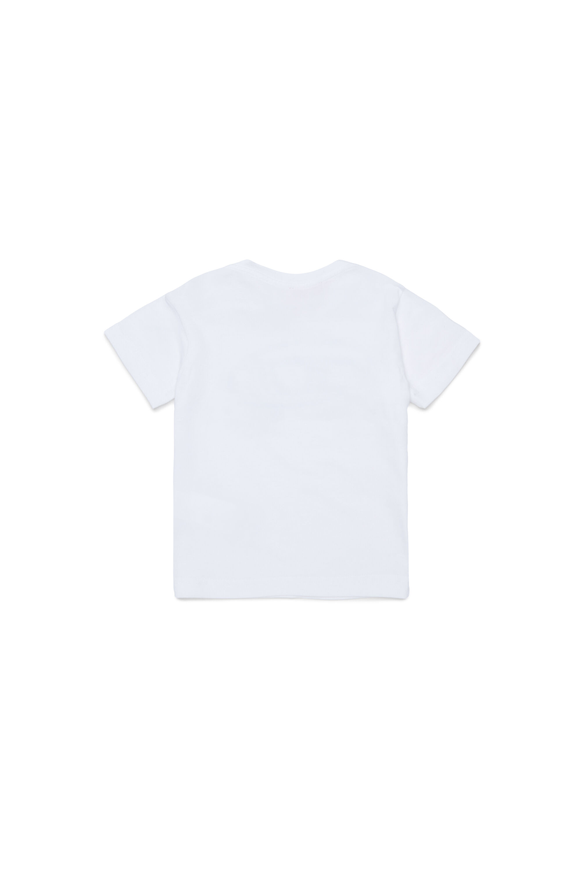 Diesel - TIELB, T-shirt in cotone con stampa Oval D Uomo in Bianco - 2