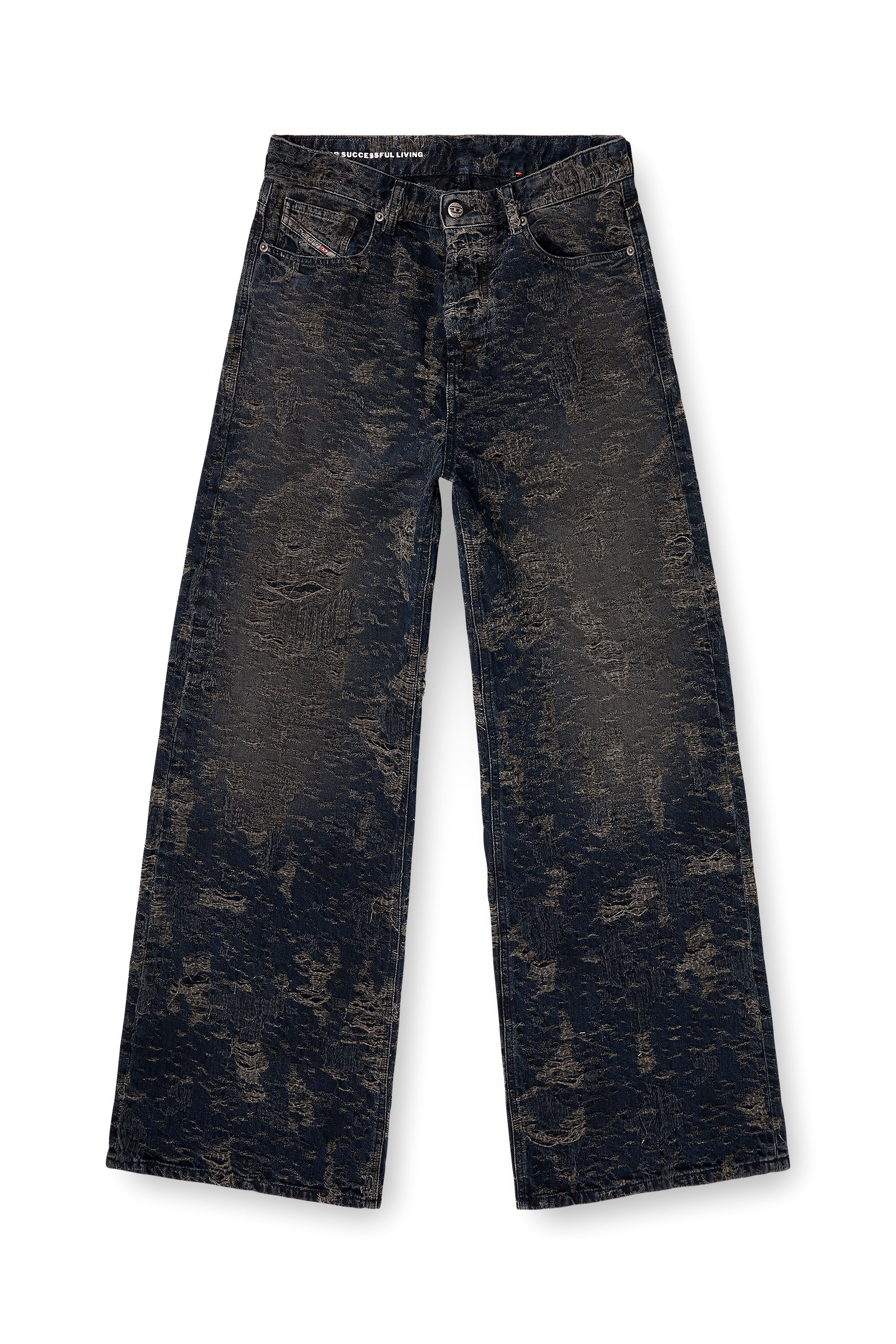 Diesel - Relaxed Jeans 1996 D-Sire 007BV Donna, Nero/Grigio scuro - Image 2