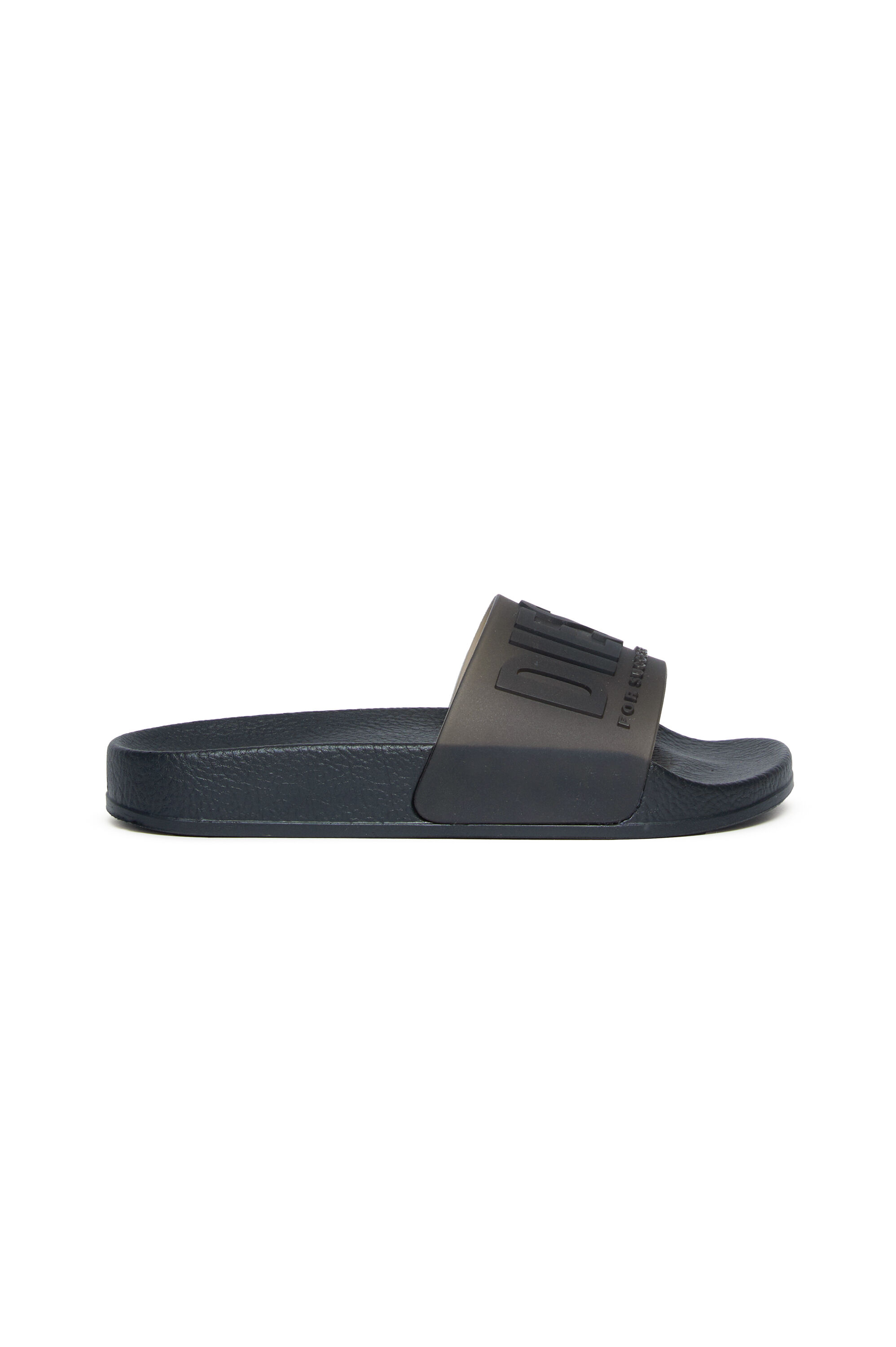 Diesel - SA-MAYEMI CC, Ciabatte da piscina in gomma semi-trasparenti Unisex in Nero - 1