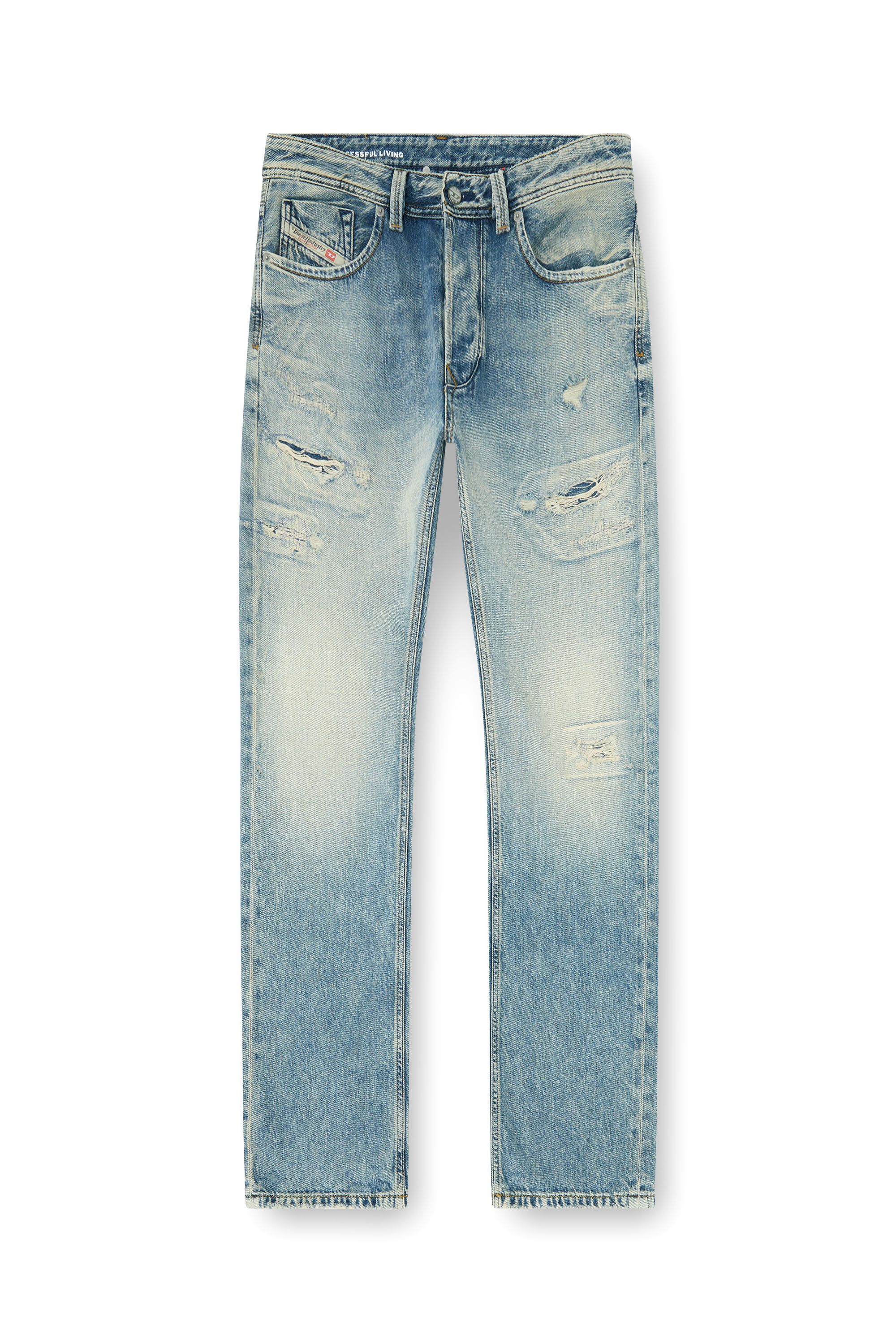 Diesel - Regular Jeans 1985 Larkee 09P62 Uomo, Blu medio - Image 6