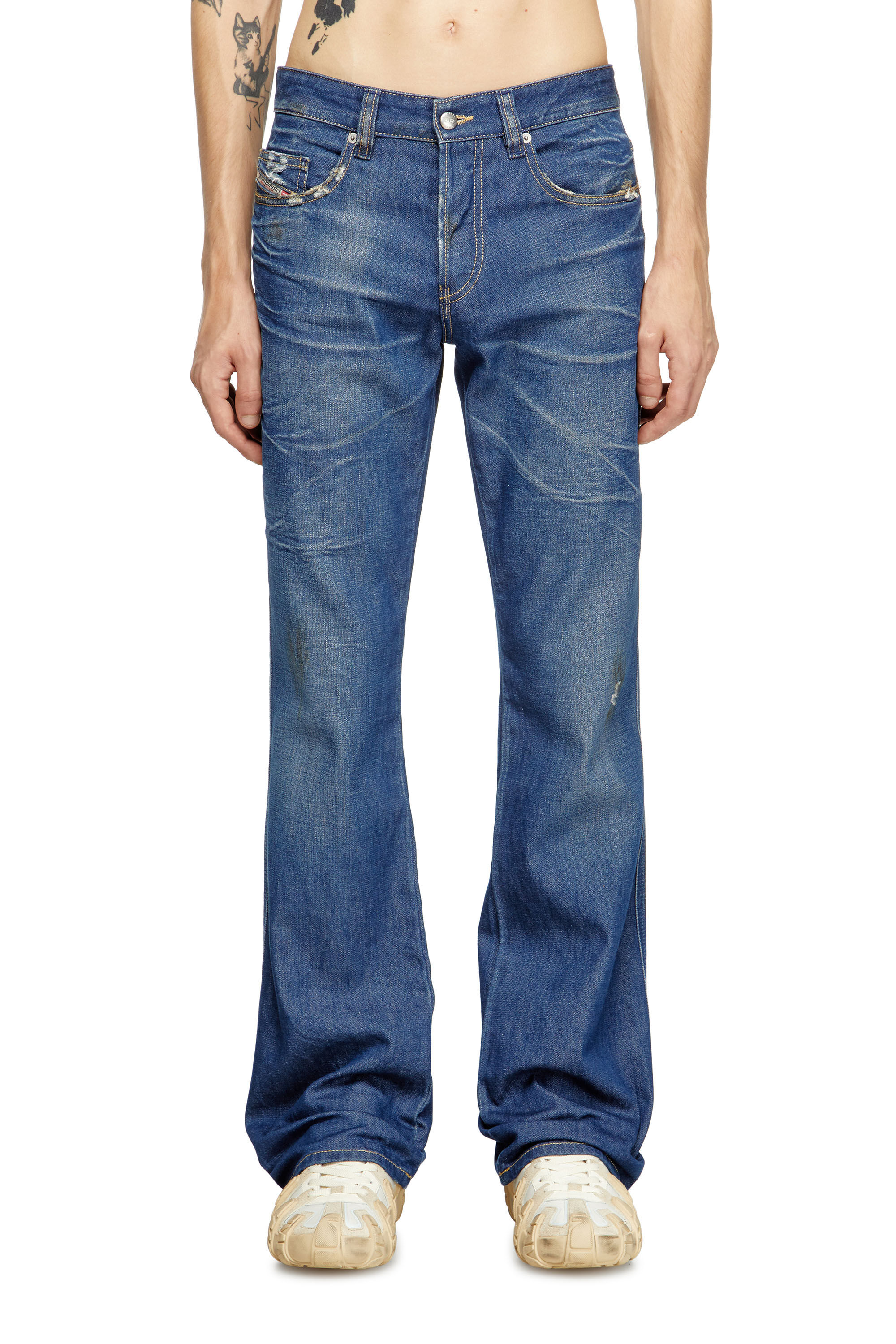 Diesel - Bootcut Jeans 1998 D-Buck 09M60 Uomo, Blu Scuro - Image 3
