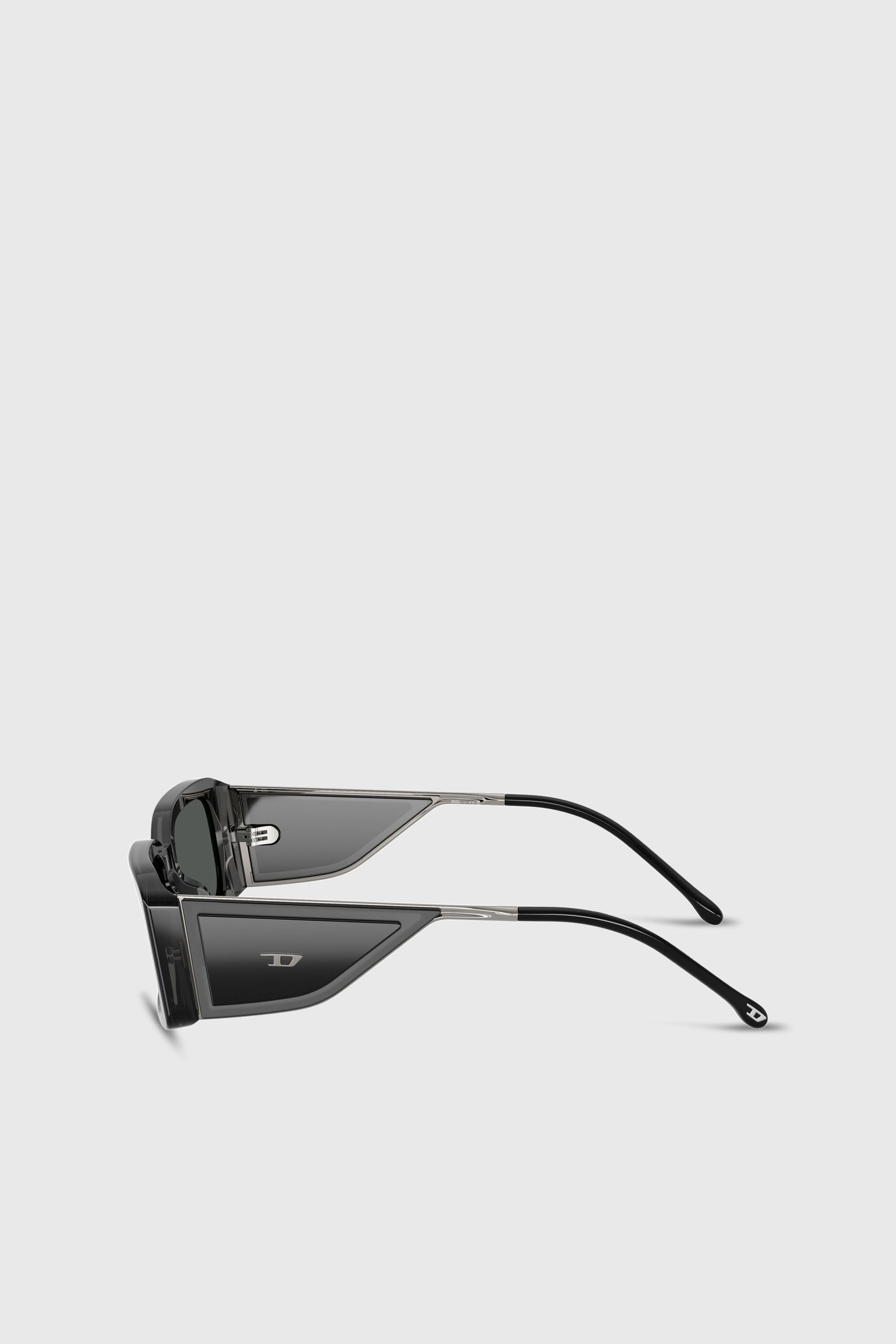 Diesel - 0DL2017U, Unisex's Rectangle sunglasses in Black - 5