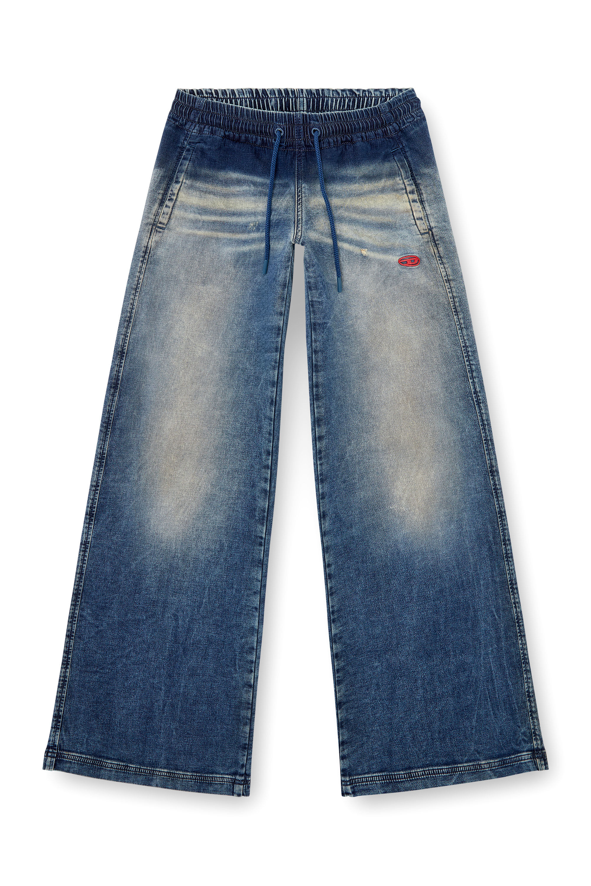 Diesel - Relaxed 2078 D-Ainty Joggjeans® 068PQ Donna, Blu medio - Image 2