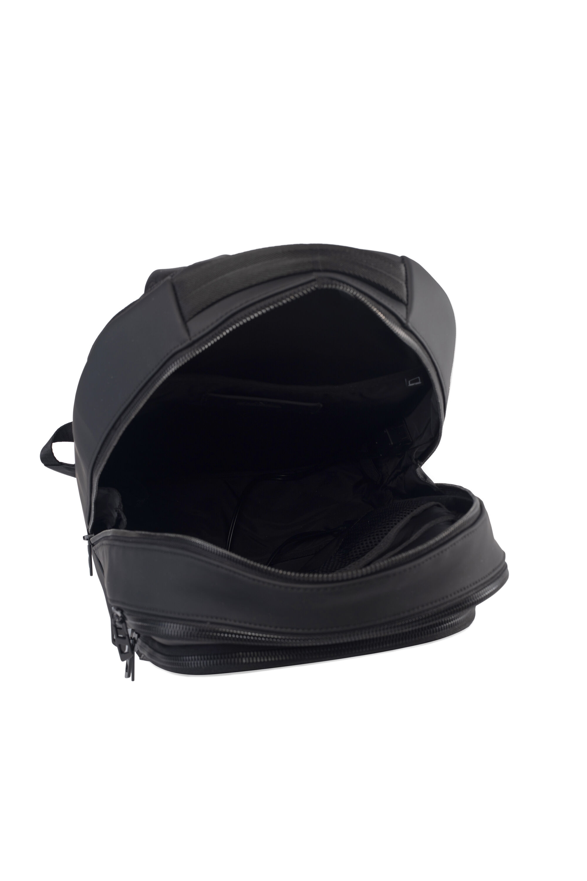 Diesel - DIESEL ALUMINUM BACKPACK DSB003, Zaino business funzionale Unisex in Nero - 3