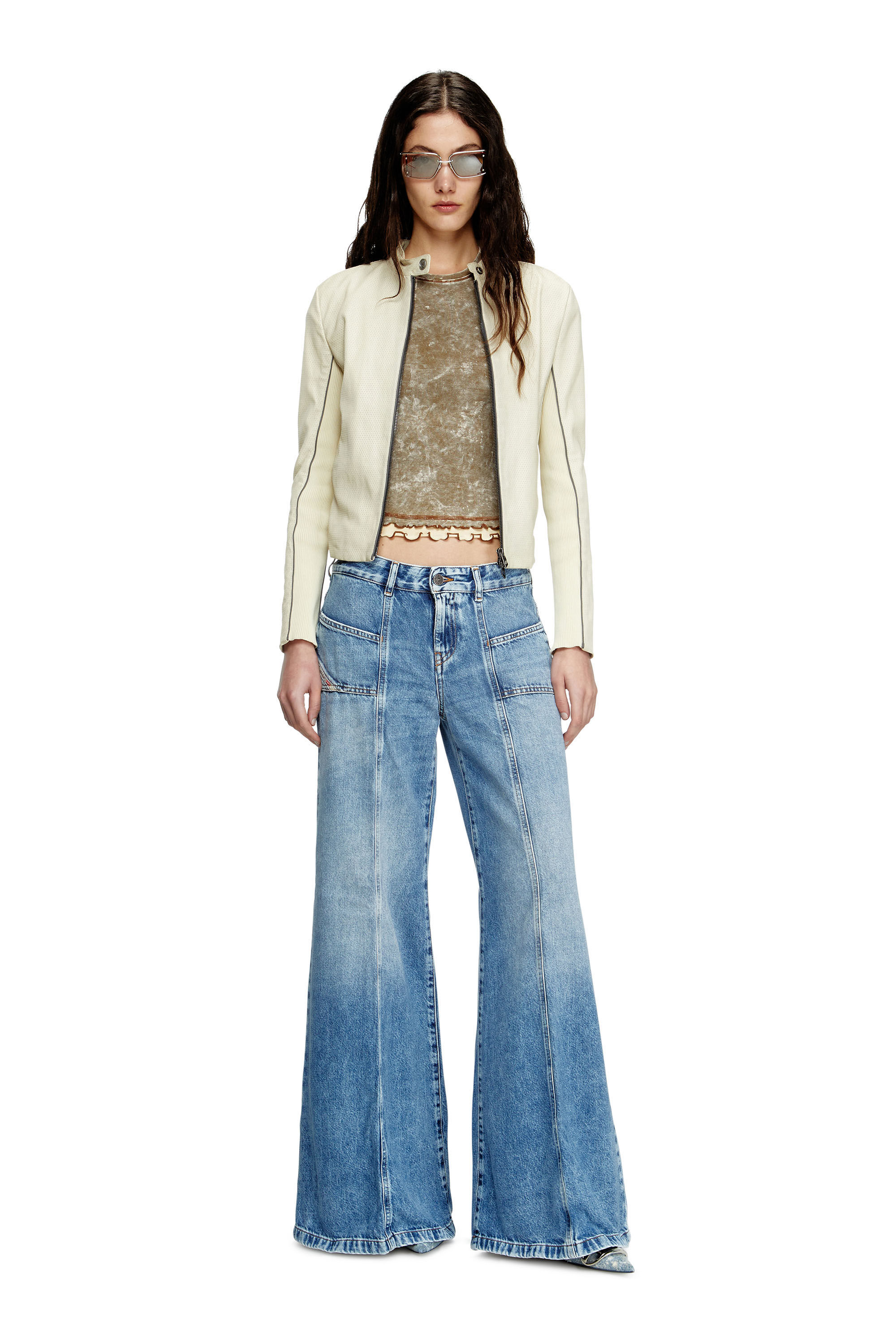 Jeans Flare donna | Blu medio | Diesel D-Akii