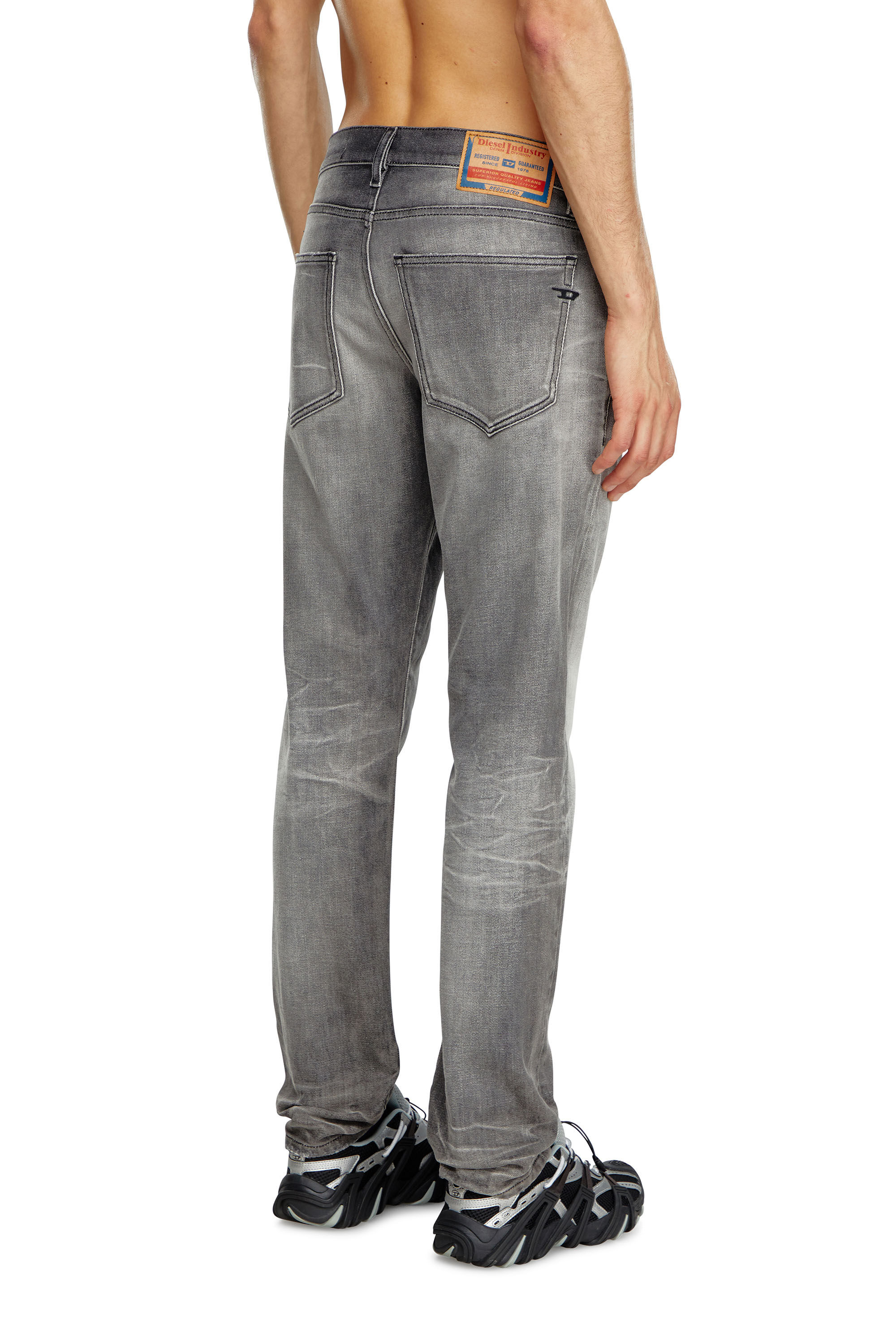 Slim Jeans 2019 D Strukt Grigio Scuro Diesel