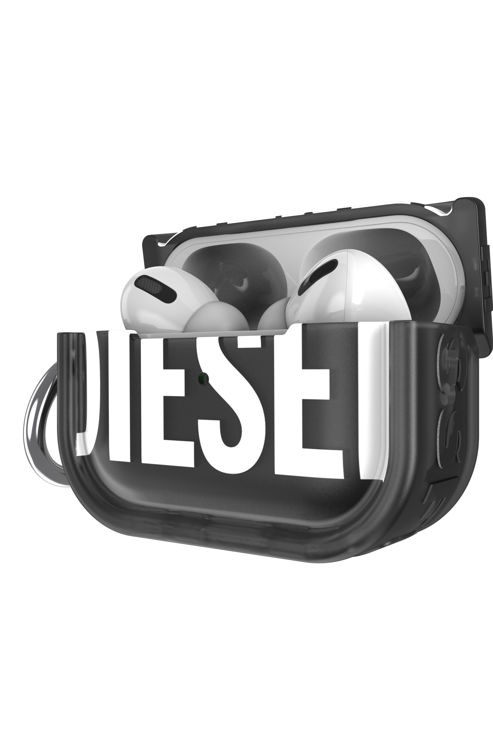 Diesel - 60451  AIRPODS CASE, Custodia Biscotto Bumper per Airpods Pro / Pro 2 Unisex in Nero - 3