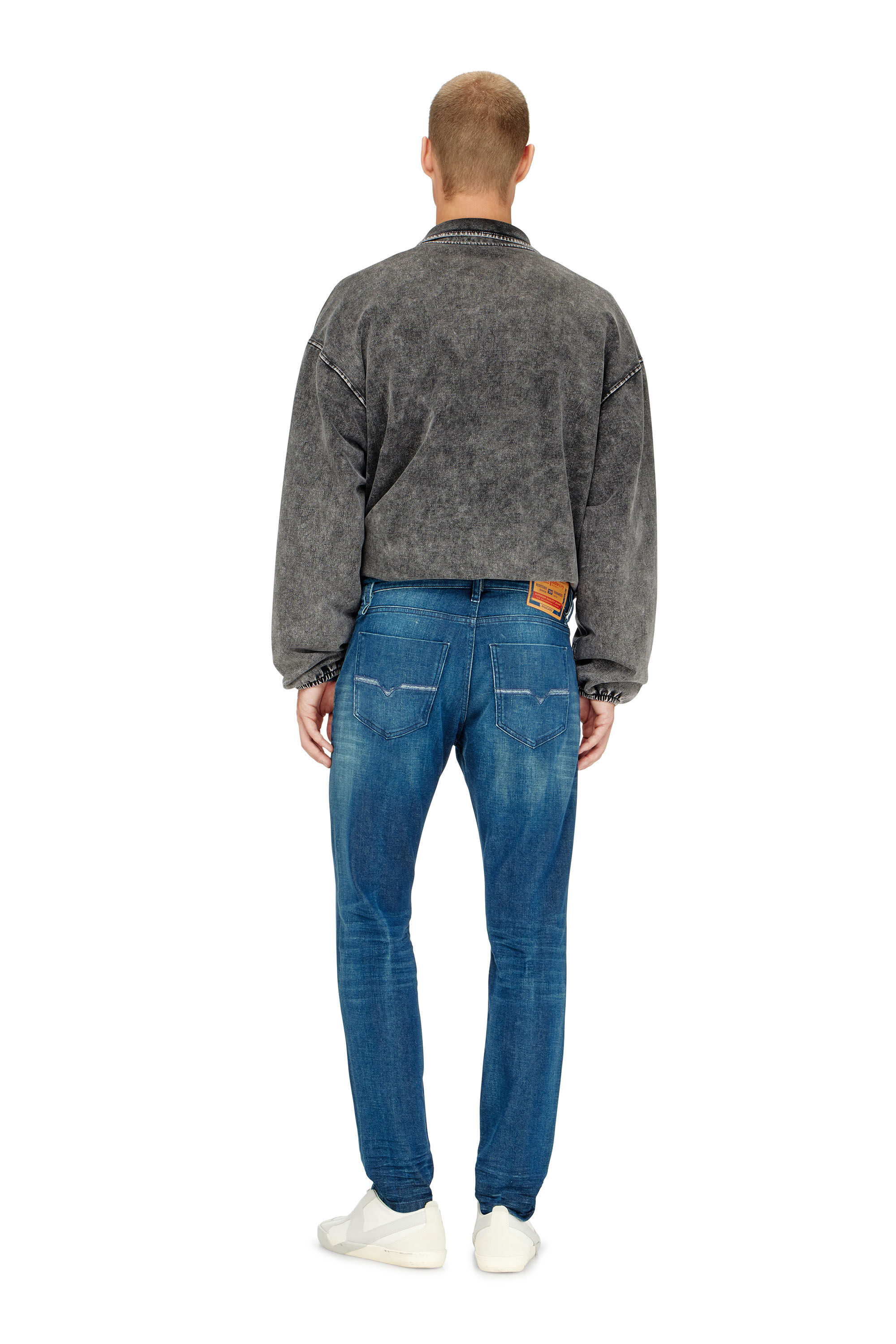 Diesel - Slim Jeans 2019 D-Strukt 0PBBZ Uomo, Blu medio - Image 3