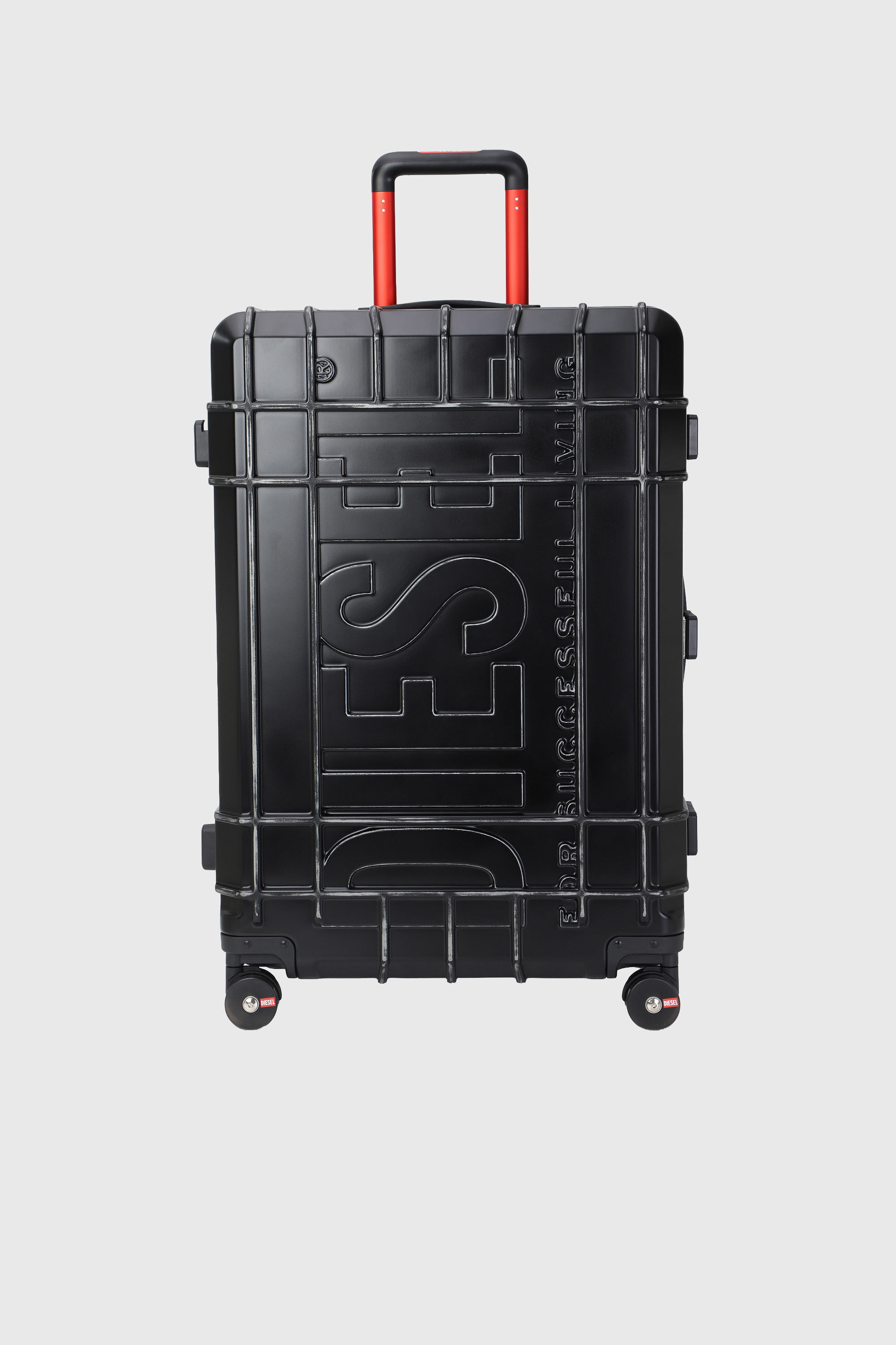 Diesel - DIESEL PC STRONG IMAGE TROLLEY- DSL003, Valigia resistente taglia L Unisex in Nero - 2