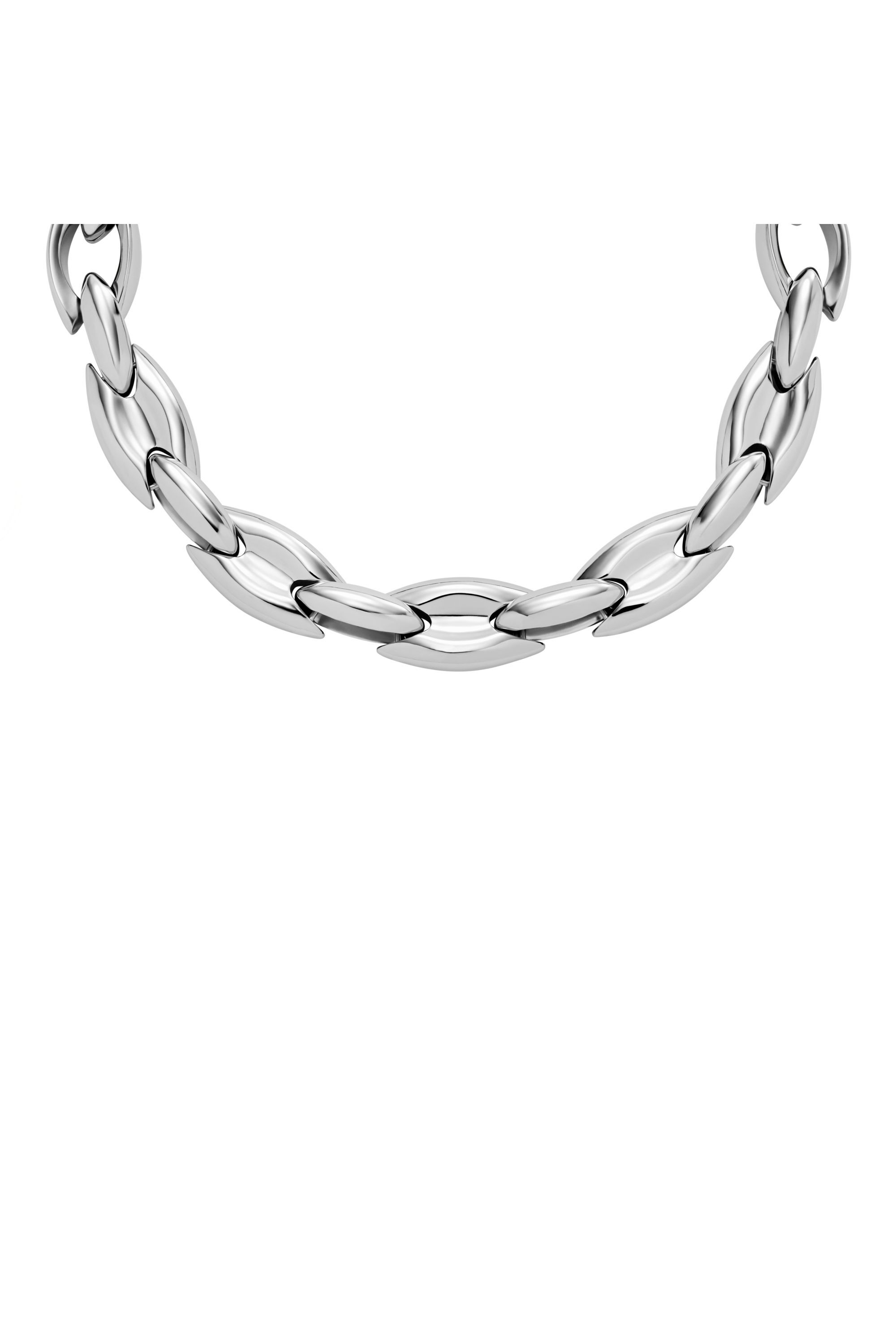Diesel - DX1586040 JEWEL, Collana a catena in acciaio inossidabile Unisex in Argento - 2