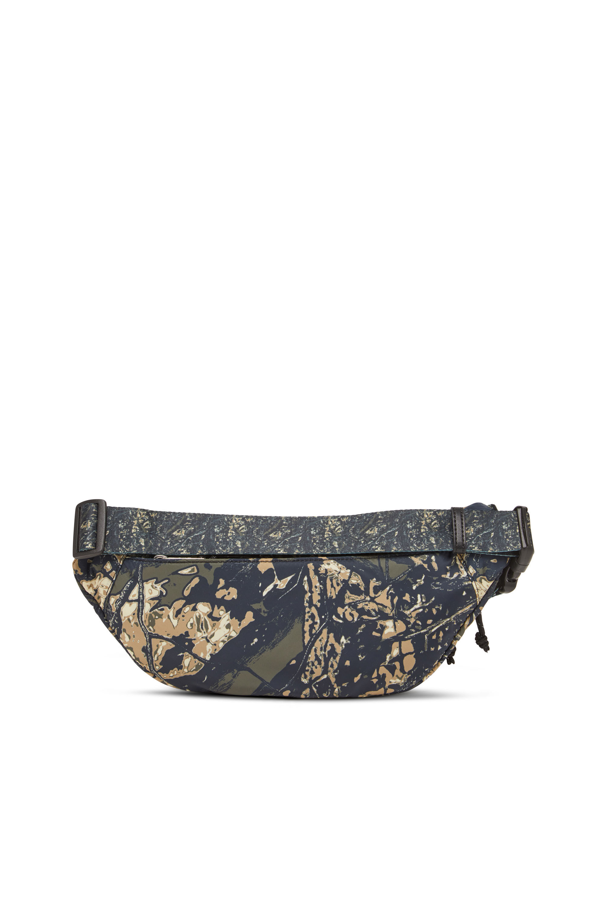 Diesel - D-PACK BELTBAG X, D-Pack-Belt bag in tessuto stampa camouflage Uomo in Verde - 3