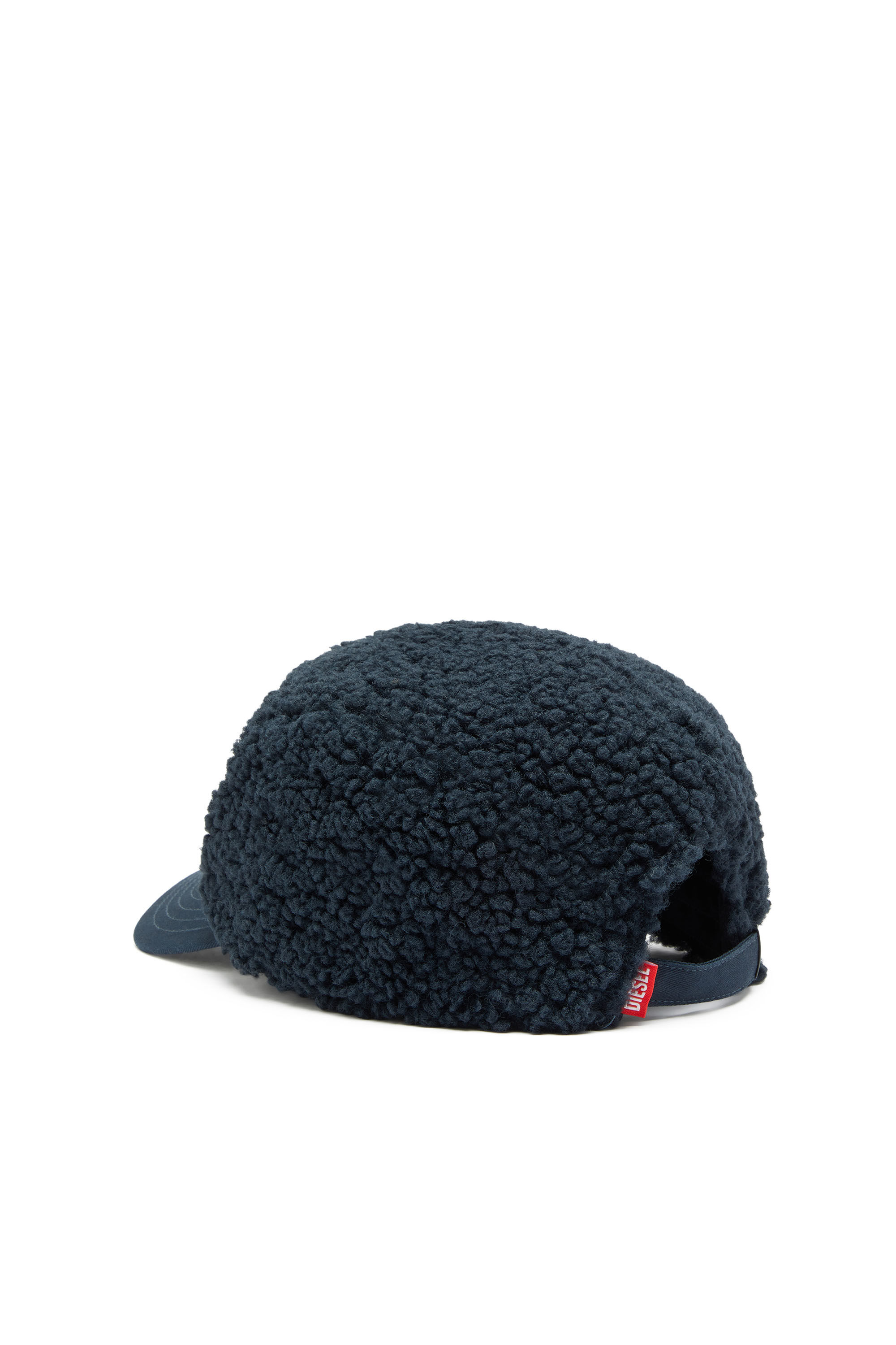 Diesel - C-TED, Cappello da baseball in sherpa con ricamo Oval D Uomo in ToBeDefined - 2