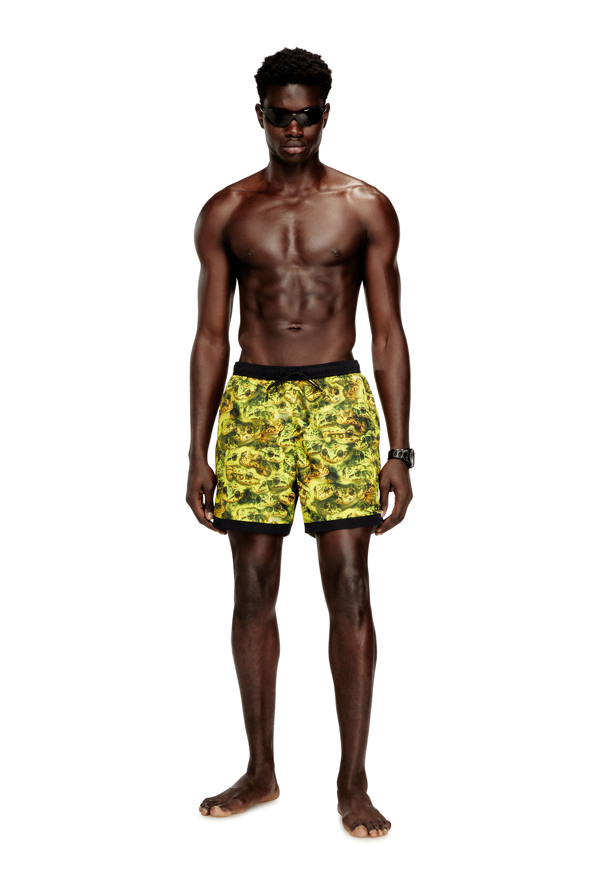 Diesel - SOCCER-41-D-POP-C, Costume da bagno stile boxer con stampa integrale Uomo in ToBeDefined - 2