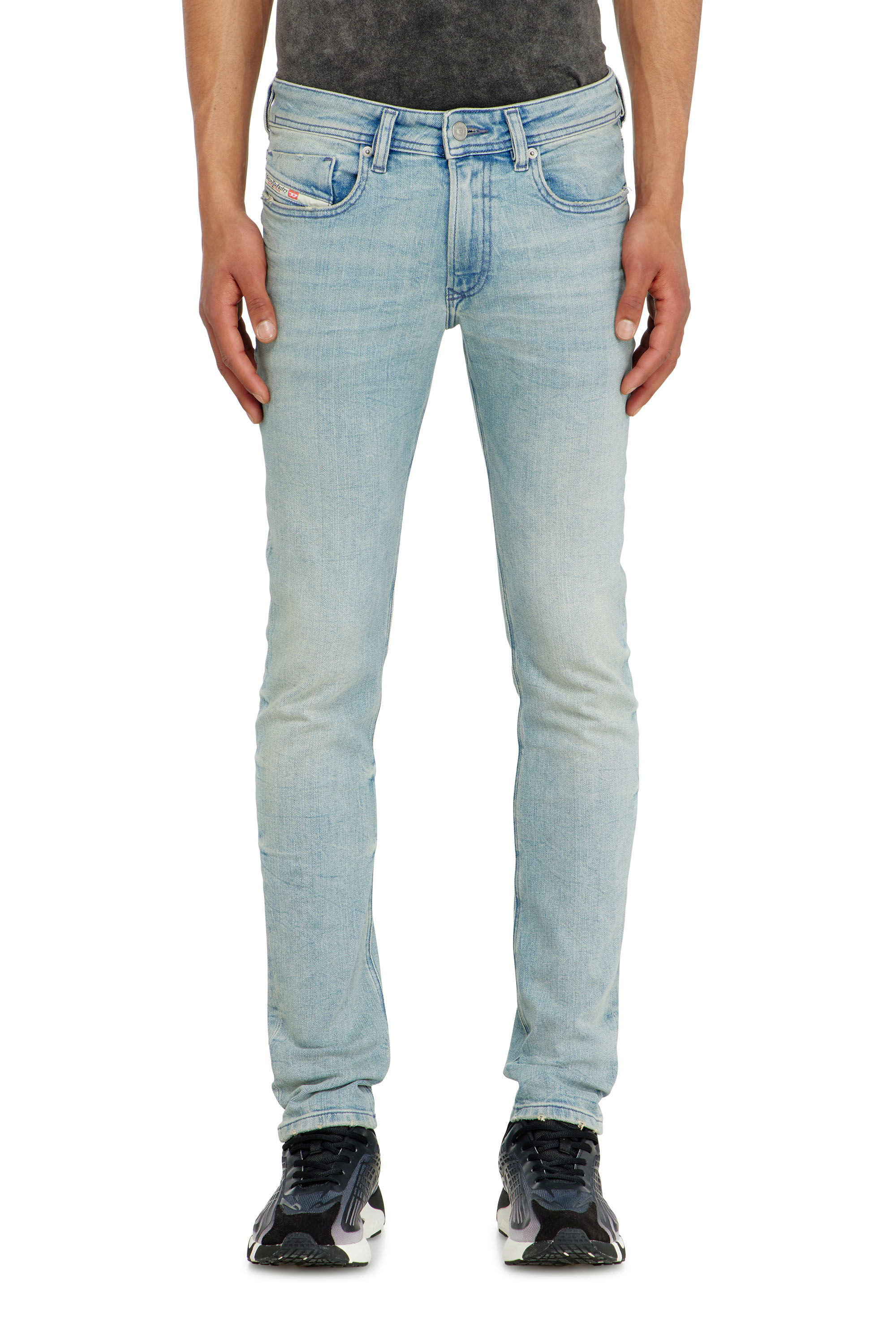 Diesel - Skinny Jeans 1979 Sleenker 0KBBF Uomo, Blu Chiaro - Image 4