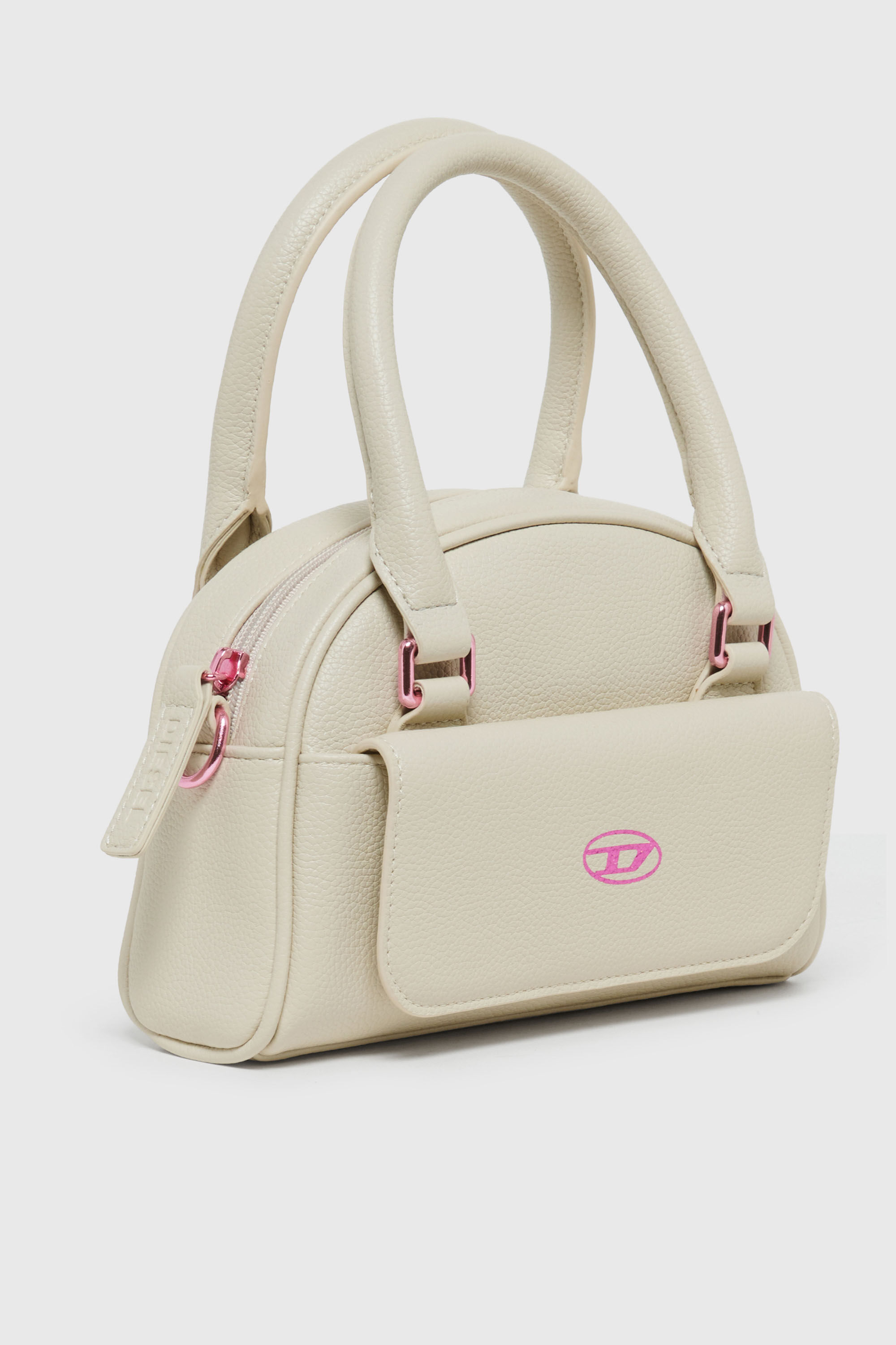 Diesel - WREDY, WREDY - Borsa in tessuto grainy coated Donna in Bianco - 3