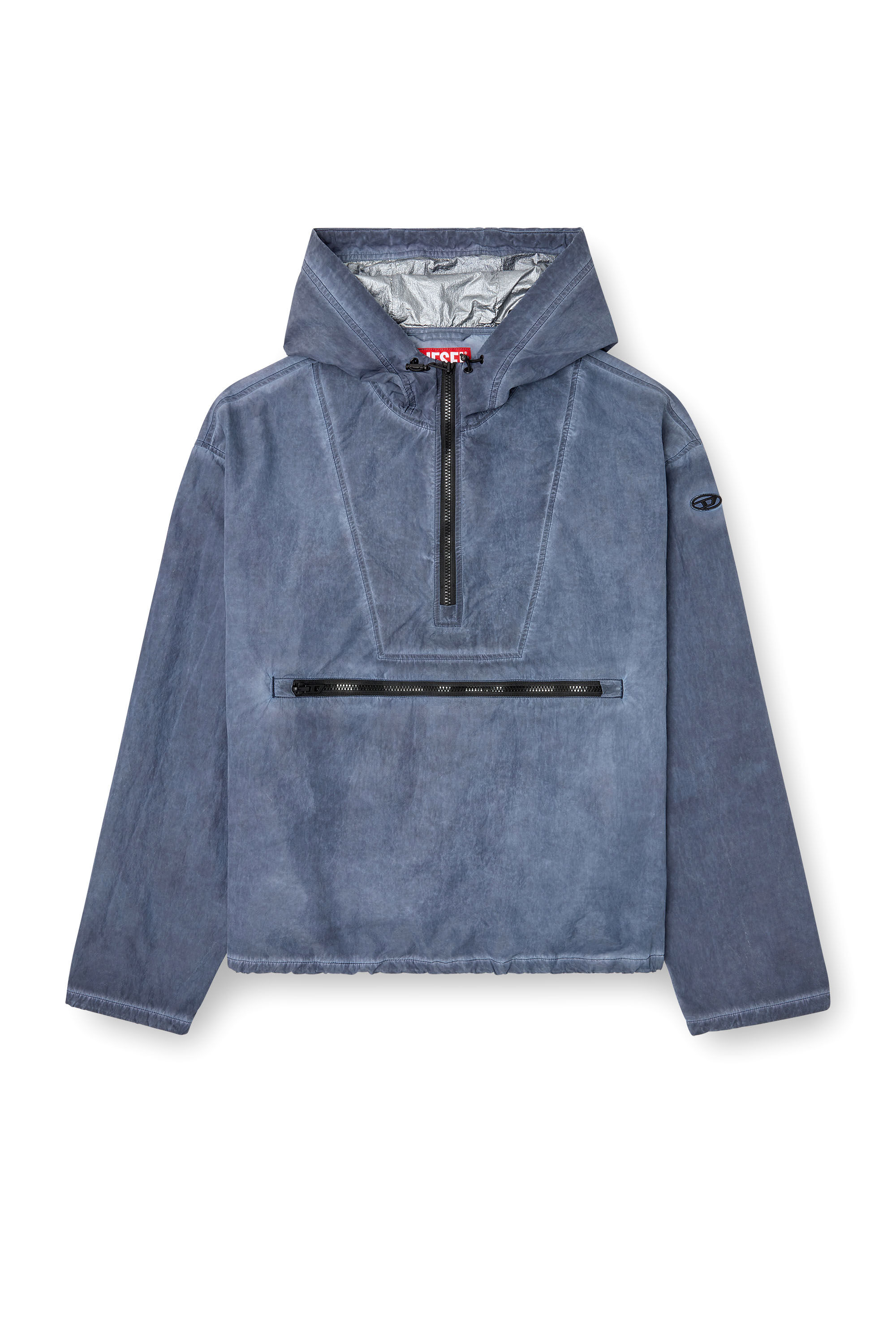 Diesel - J-NOODE-A, Giacca con cappuccio ripiegabile Uomo in Blu - 2