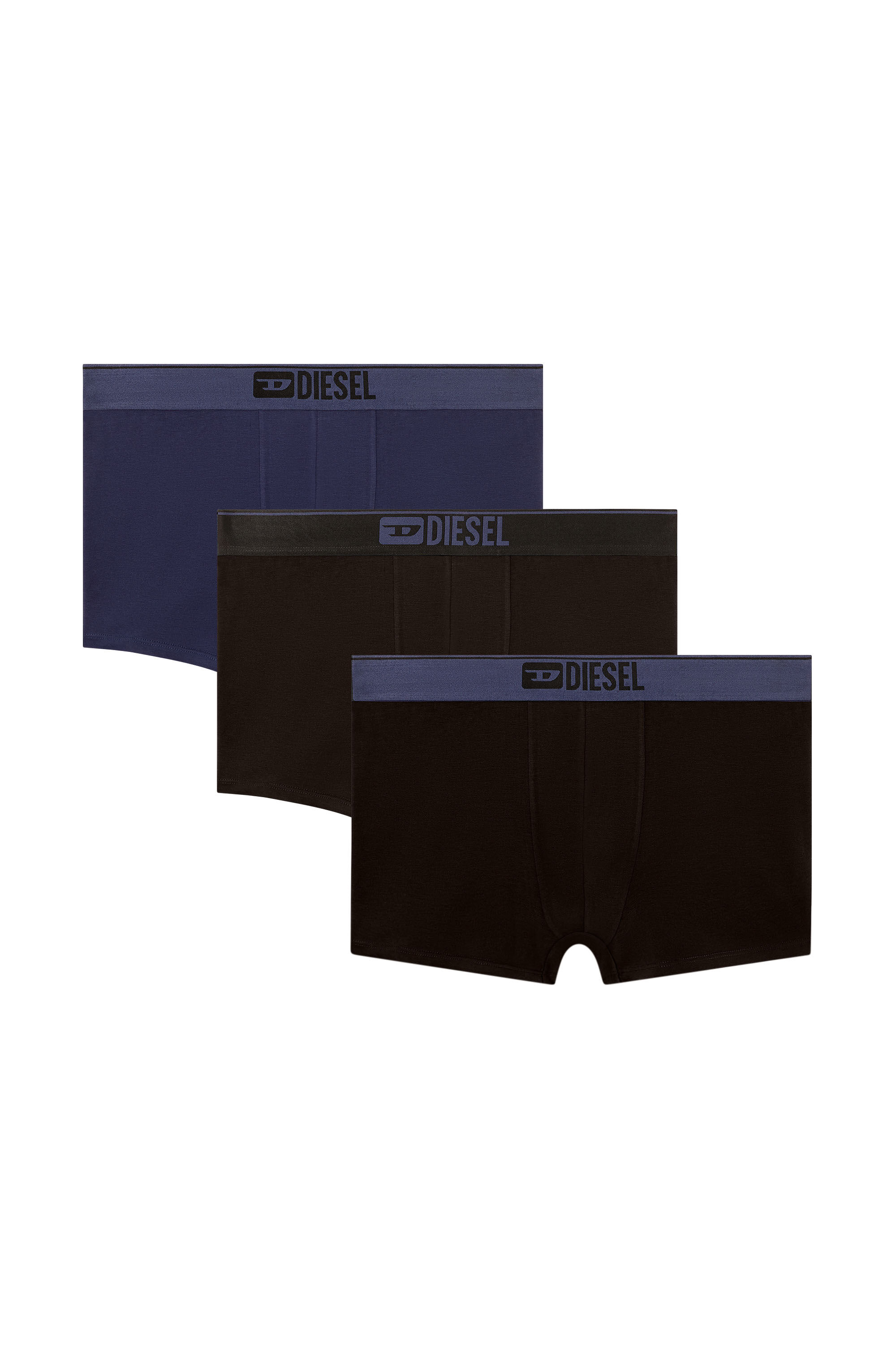 Diesel - UMBX-DAMIENTHREEPACK, Set di tre boxer tinta unita Uomo in Multicolor - 2