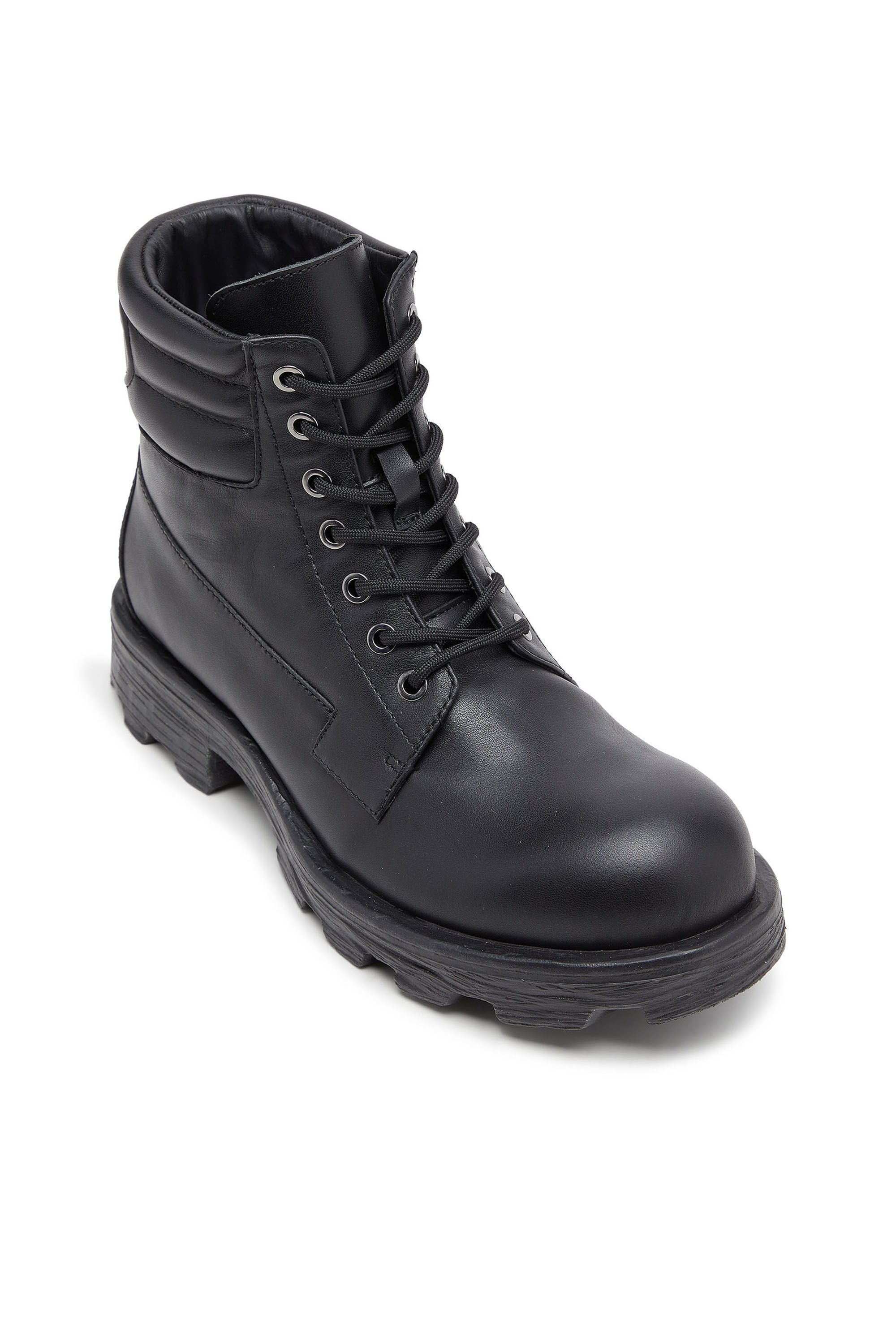 Diesel - D-HAMMER LACE UP, D-Hammer - Stivaletti in pelle Uomo in Nero - 6