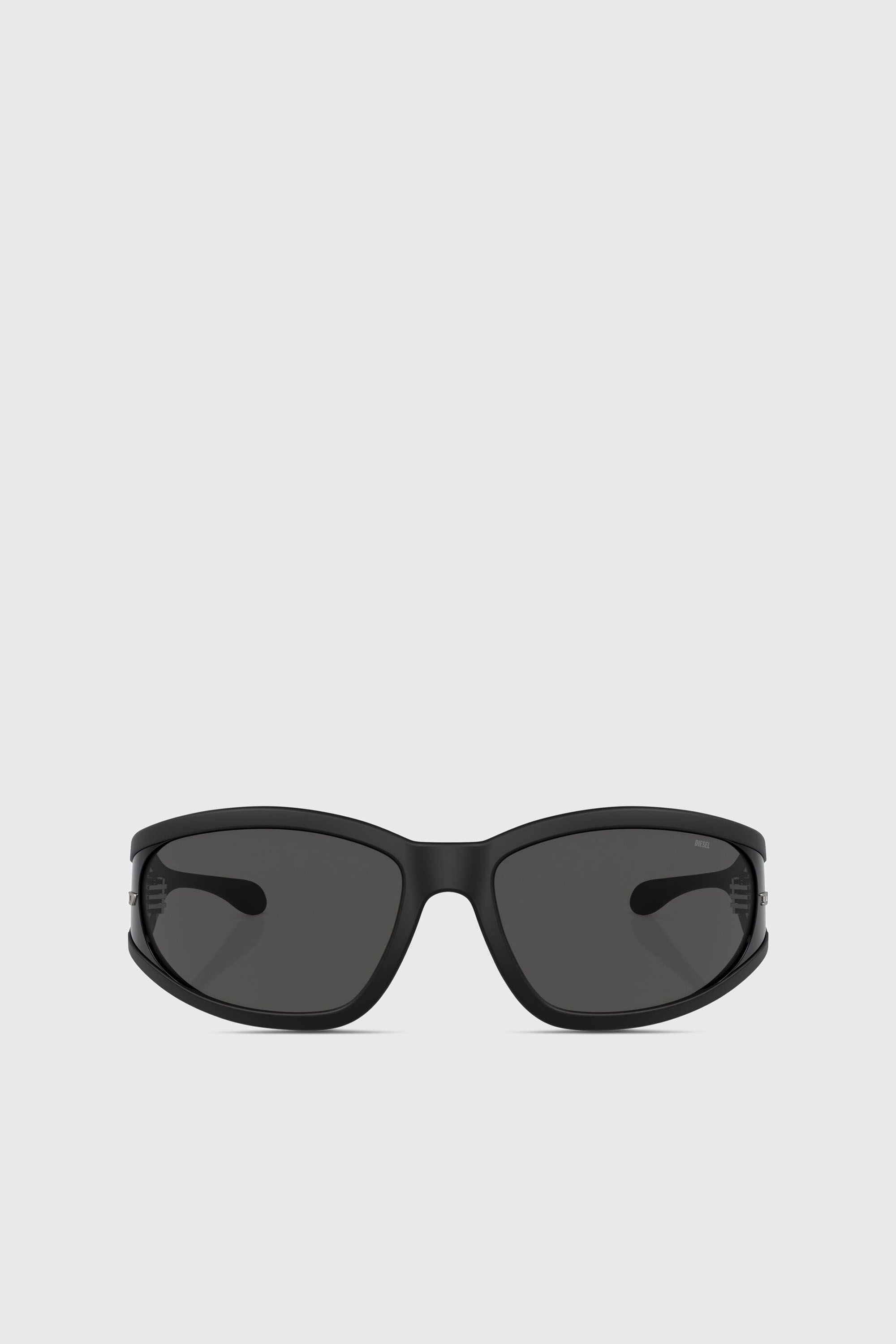 Diesel - 0DL3002, Occhiale in acetato con forma rettangolare Unisex in Nero - 1
