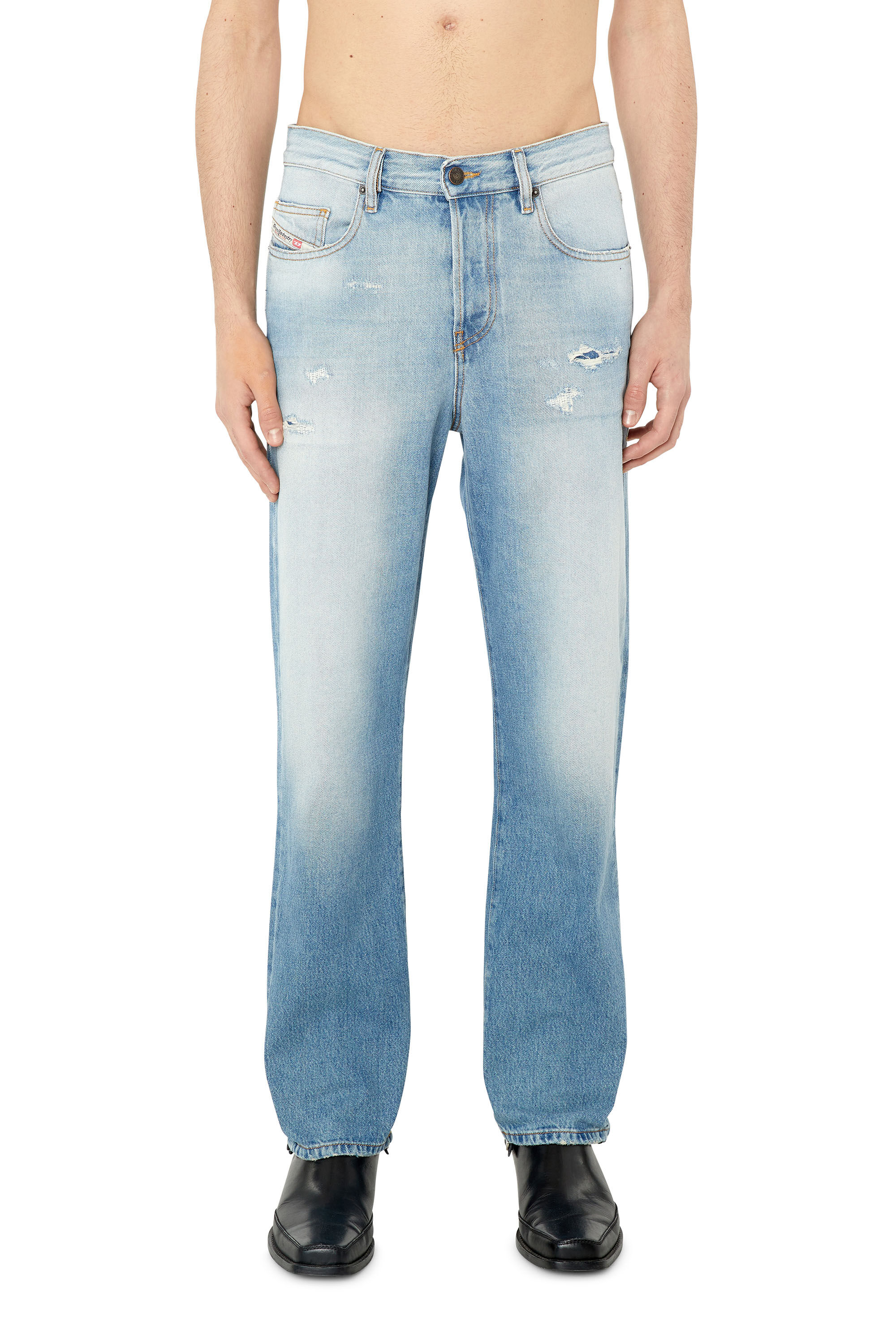 Diesel - Straight Jeans 2020 D-Viker E9C15, Blu Chiaro - Image 3